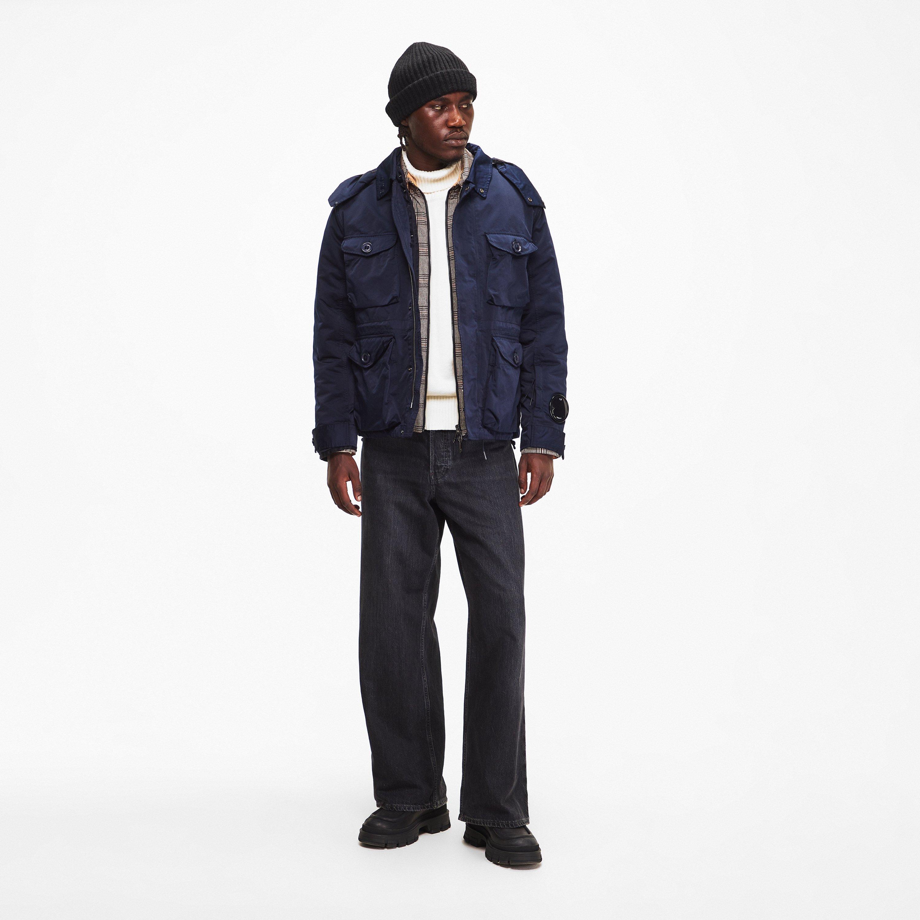 Ttl Eclipse 888 - CP Company - Men's Mille Micro Hooded Long Sleeve Zip Parka - 6