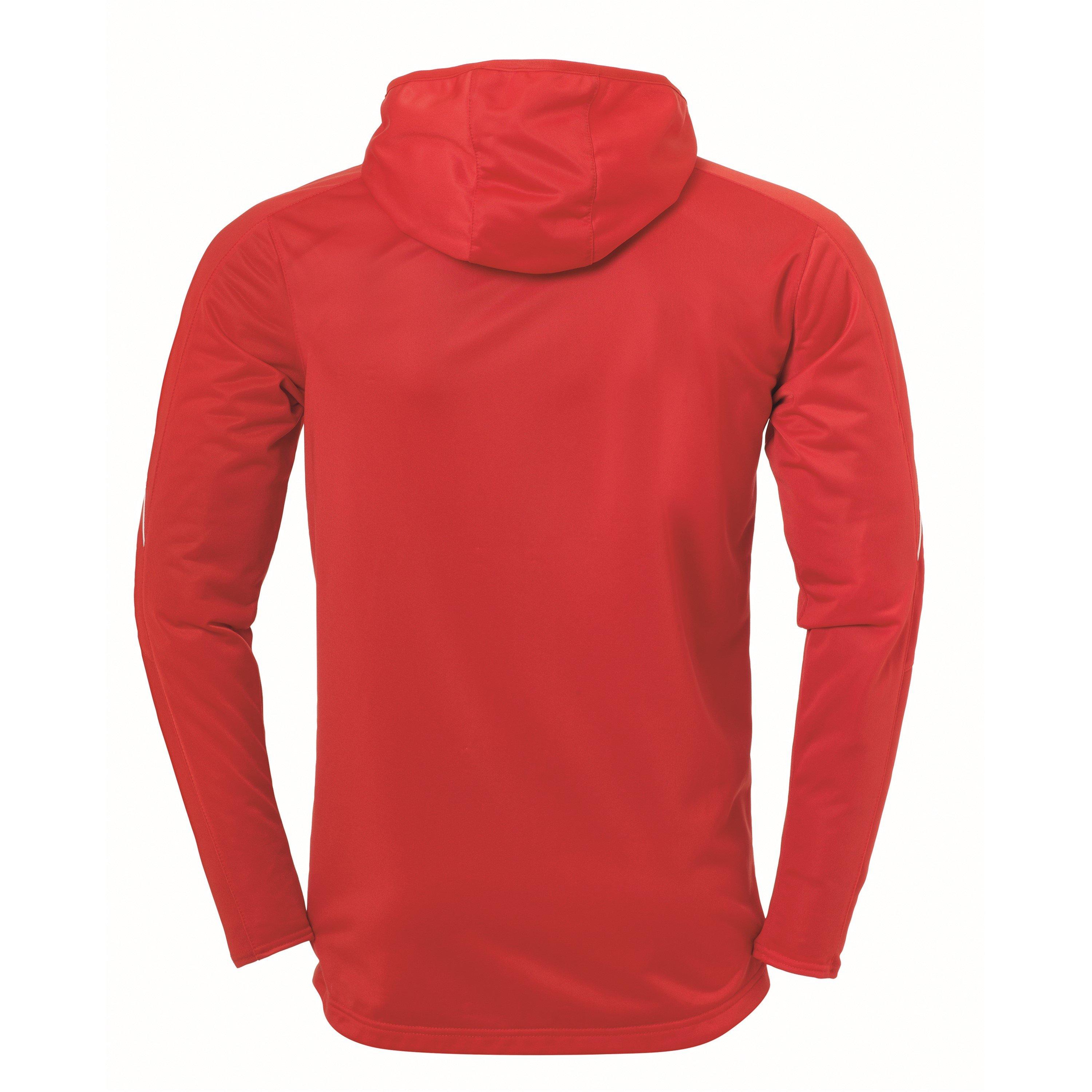 Rood/Wit - Uhlsport - Kids' Stream 22 Hooded Performance Training Jacket - 3