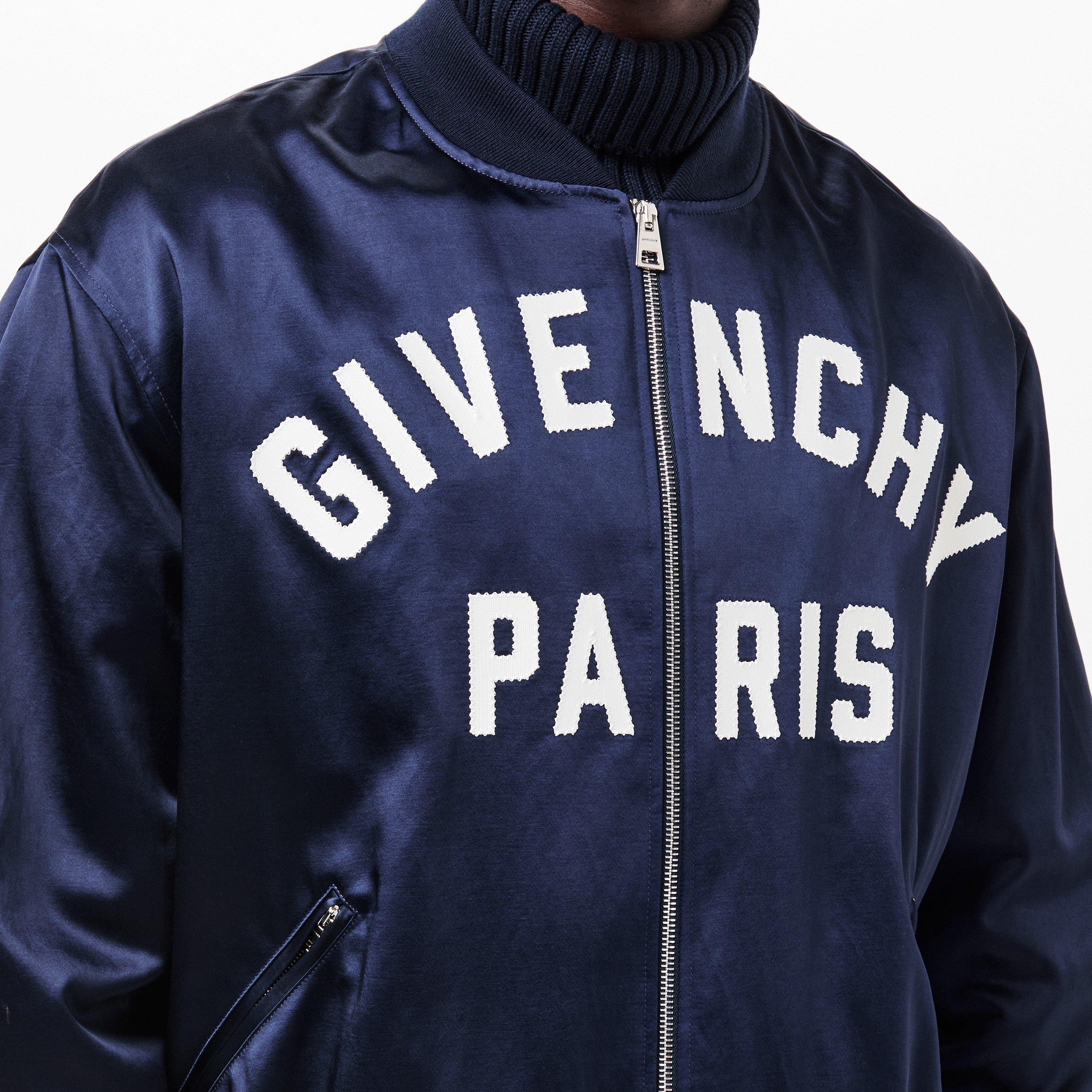 Navy - GIVENCHY - Men's  Structured Fit Bomber Jacket - 5