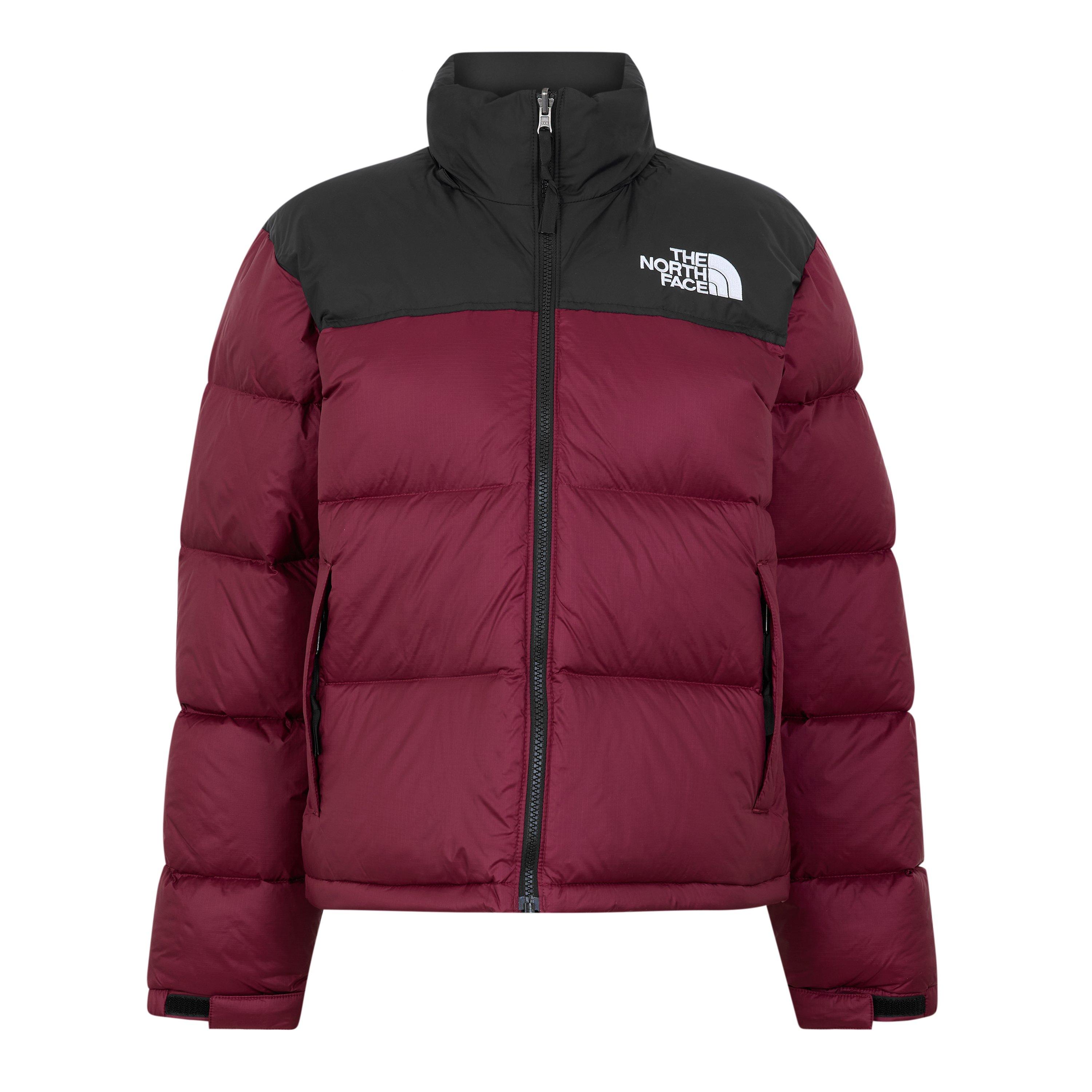 Womens 1996 Retro Nuptse Water Resistant Goose Down Short Puffer Jacket