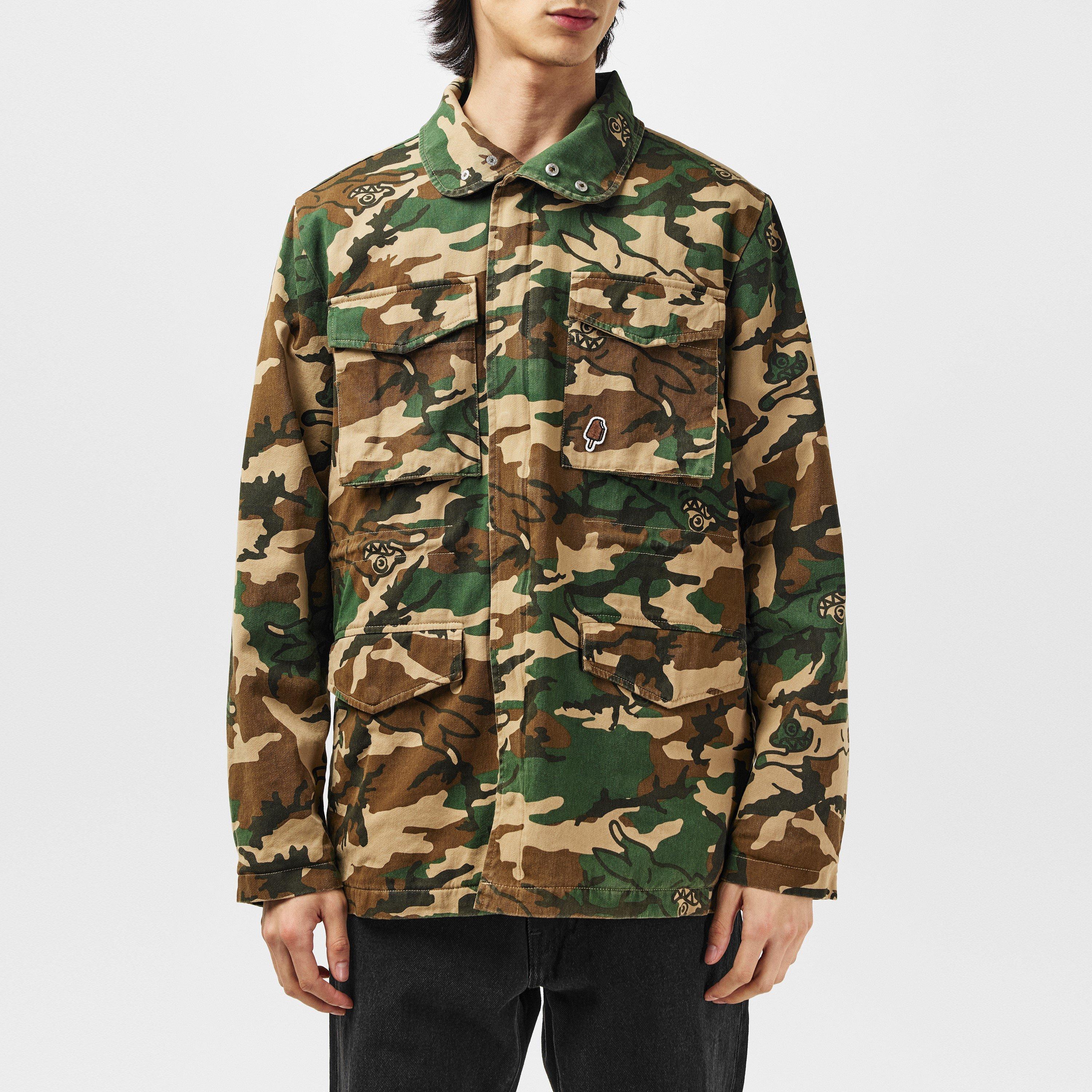 Multi - ICECREAM - Men's  Run Dog Field Jacket - 1