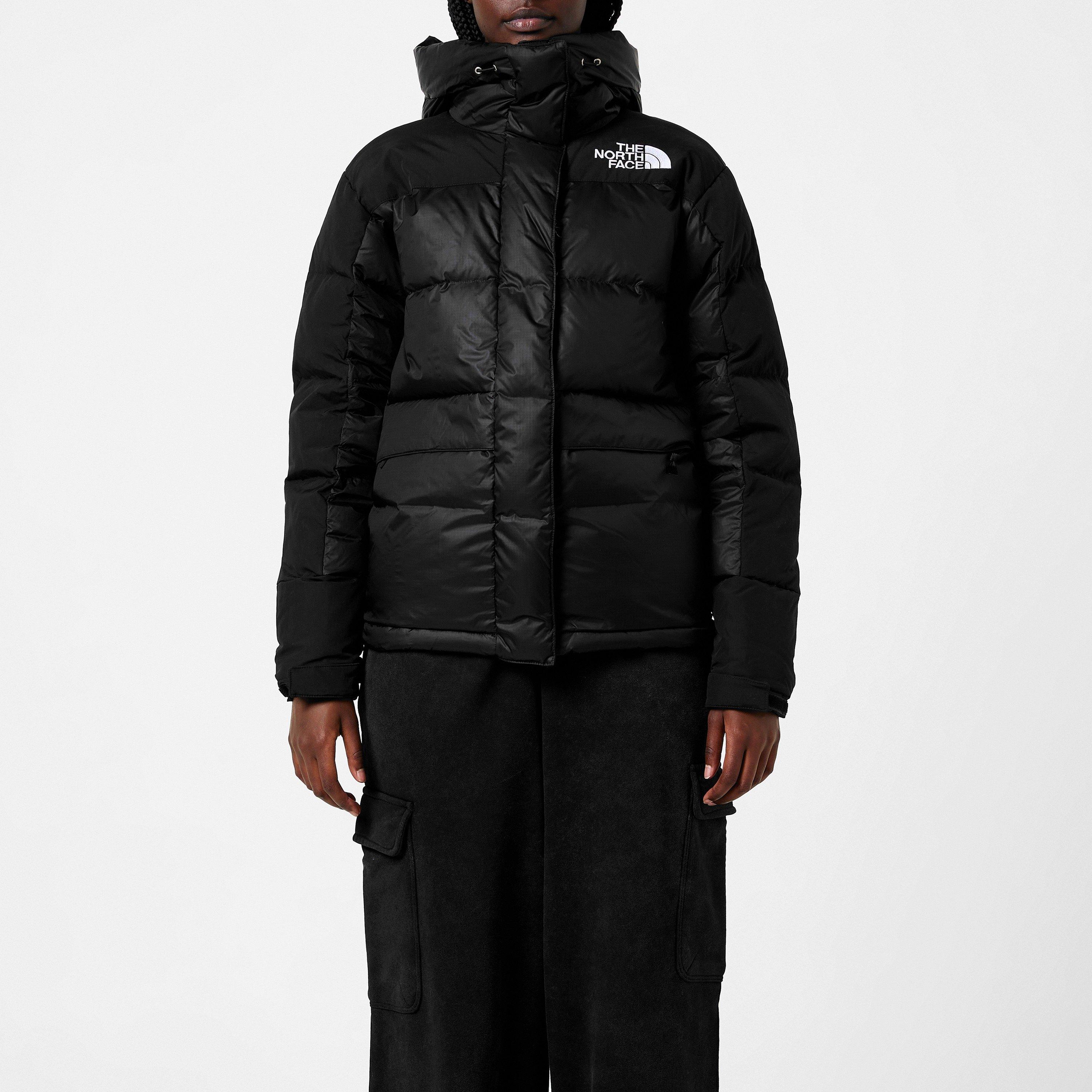 TNF Black - The North Face - Women's Himalayan Water Resistant 550-Fill Goose Down Hooded Oversized Fit Short Puffer Jacket - 1