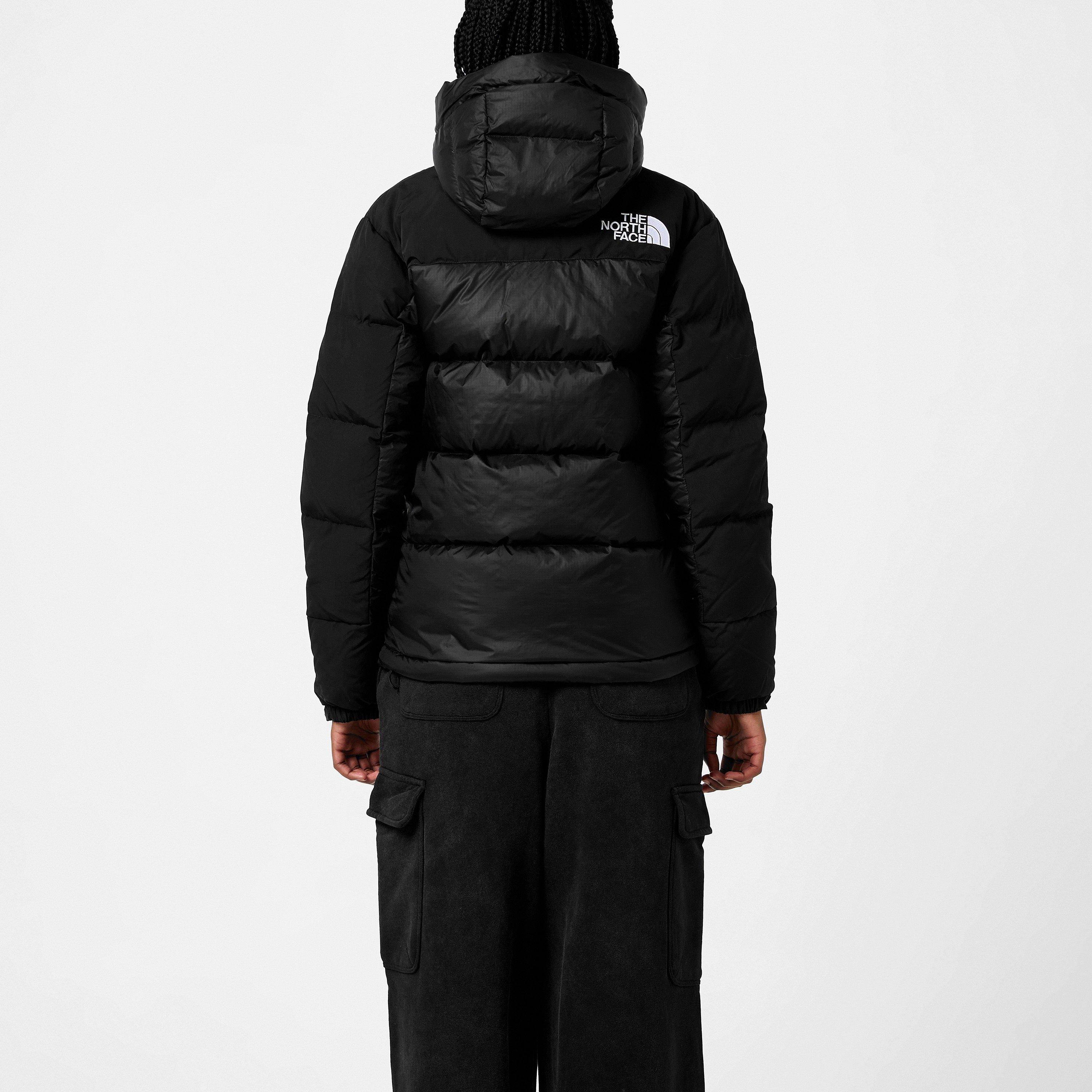 TNF Black - The North Face - Women's Himalayan Water Resistant 550-Fill Goose Down Hooded Oversized Fit Short Puffer Jacket - 3