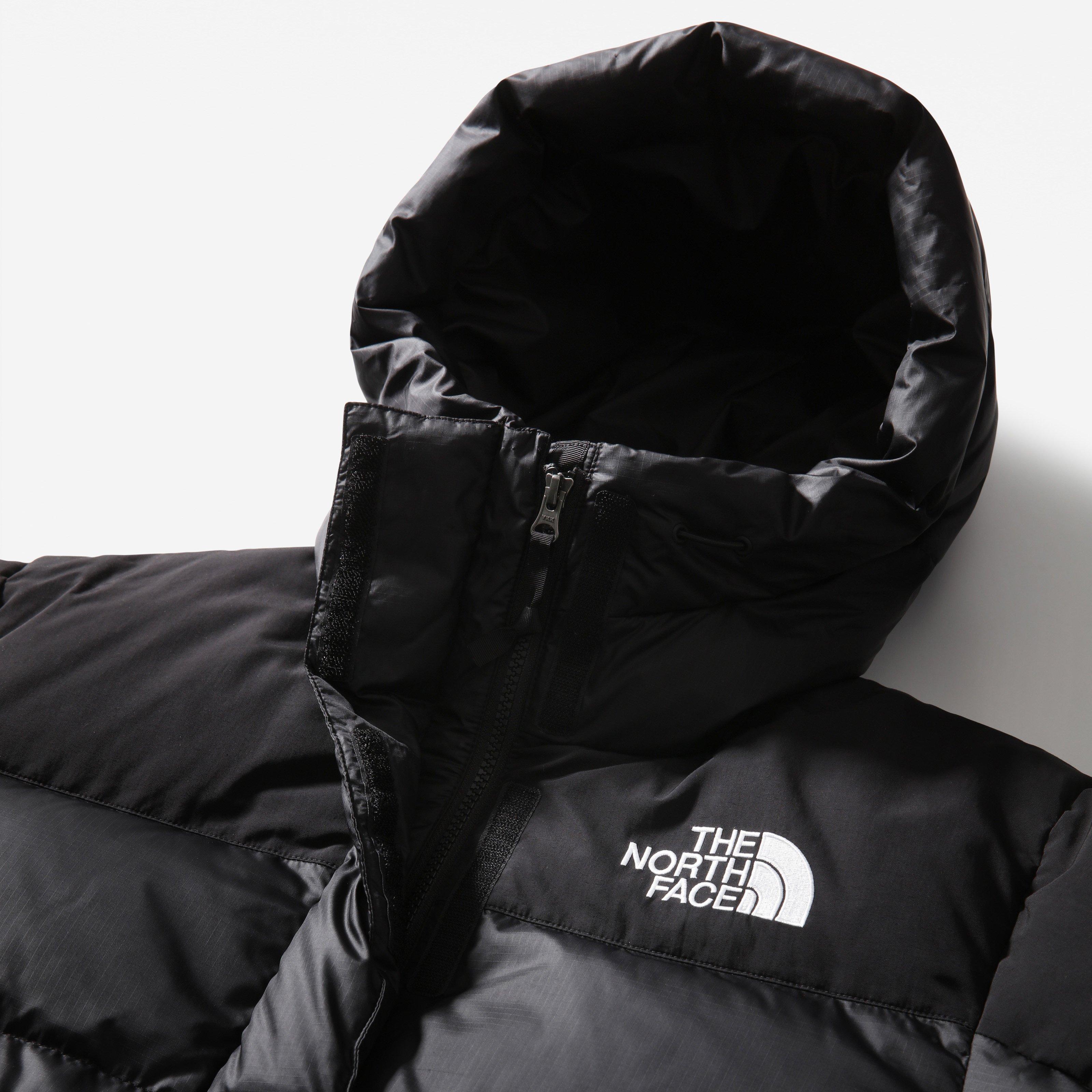 Black - The North Face - Women's Himalayan Water Resistant 550-Fill Goose Down Hooded Oversized Fit Short Puffer Jacket - 4
