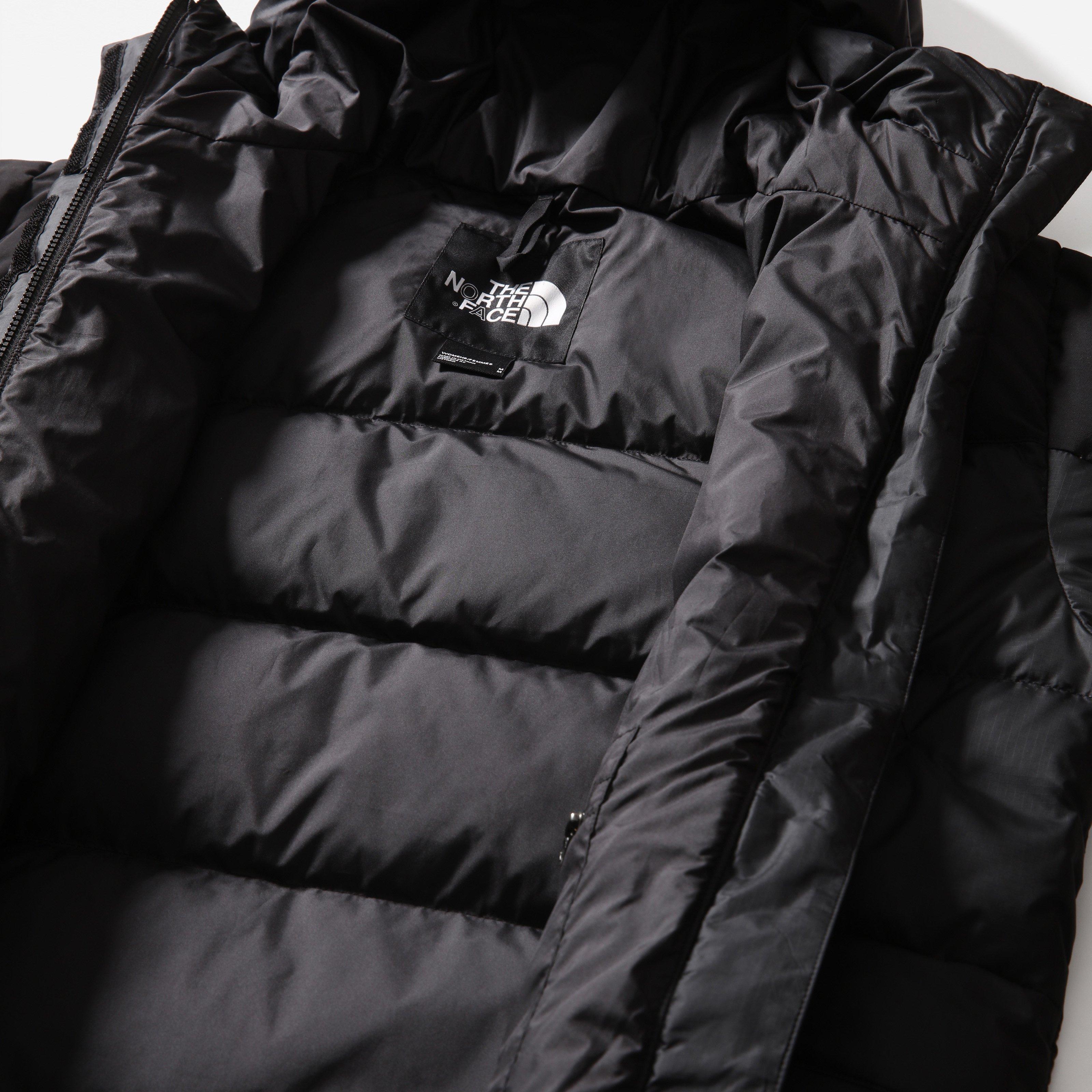 Black - The North Face - Women's Himalayan Water Resistant 550-Fill Goose Down Hooded Oversized Fit Short Puffer Jacket - 7