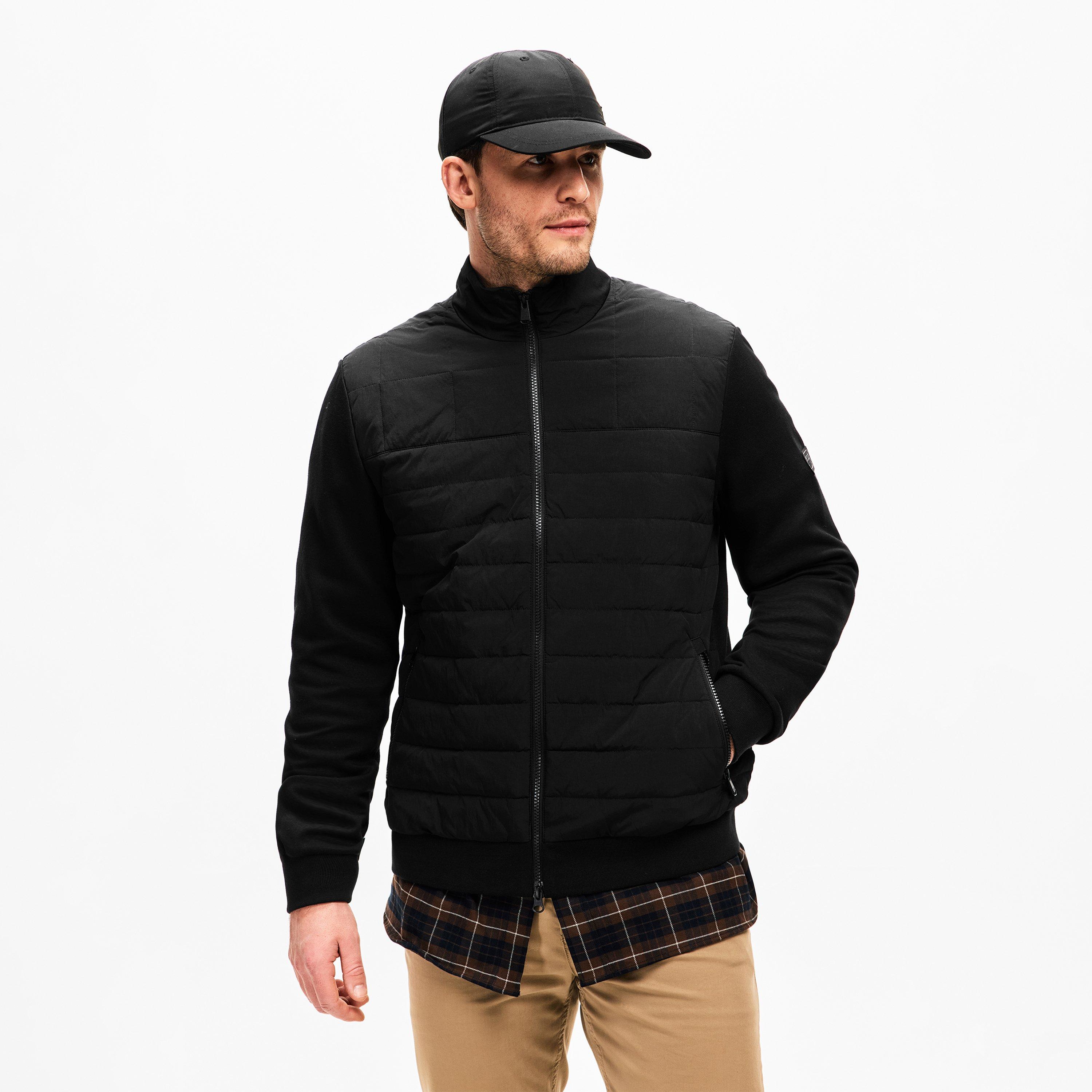 Black - Barbour - Men's B.Intl Collins Quilted Jacket - 3