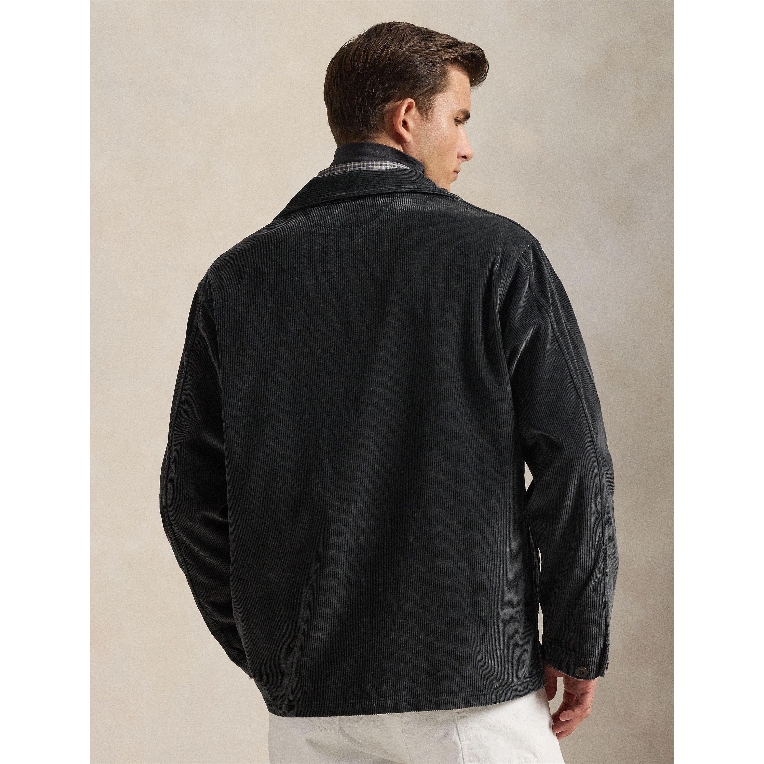 Deep Grey - Polo Ralph Lauren - Men's Cord Pocket Overshirt - 4