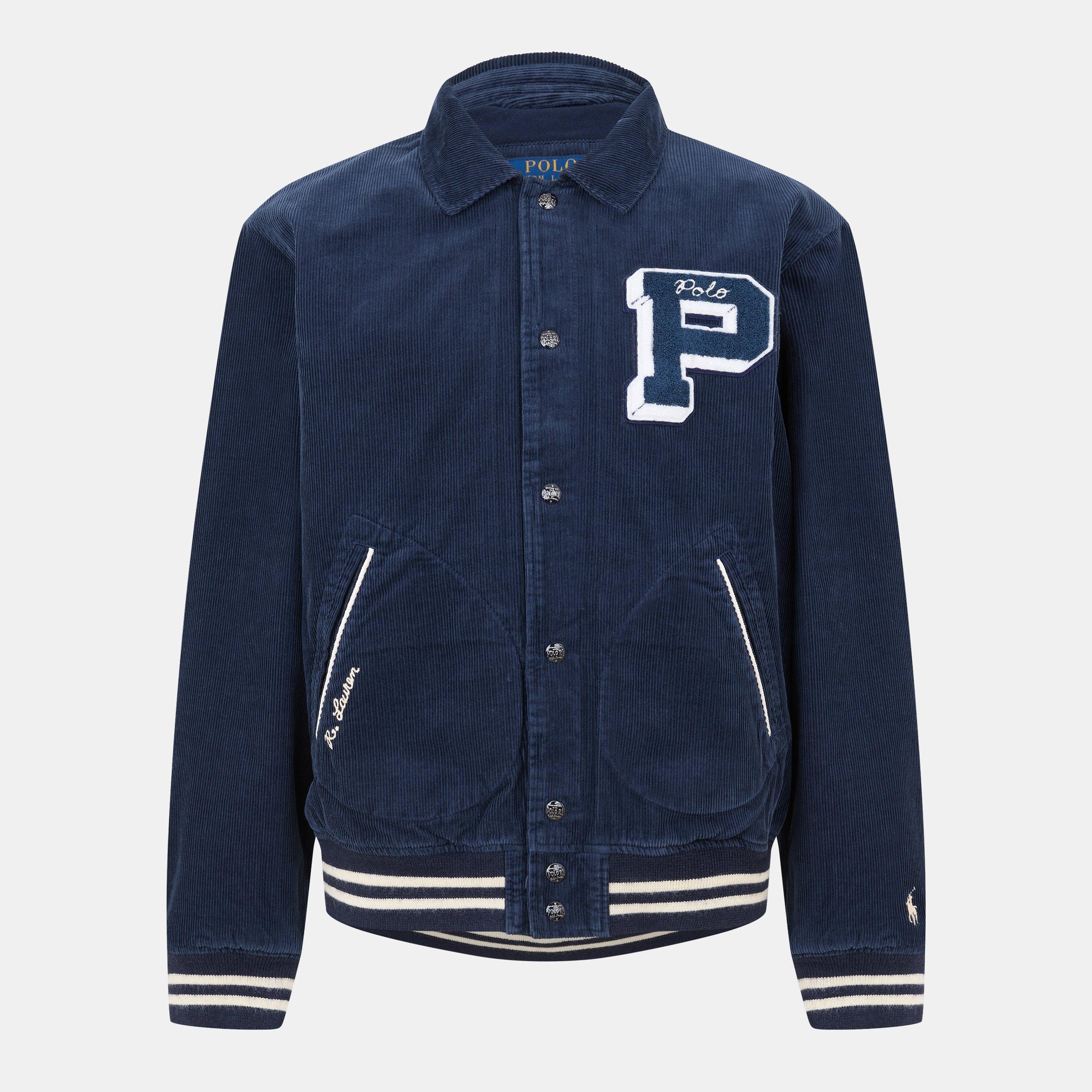 Polo Ralph Lauren Men's Letterman Varsity Jacket - Aviator Navy - L