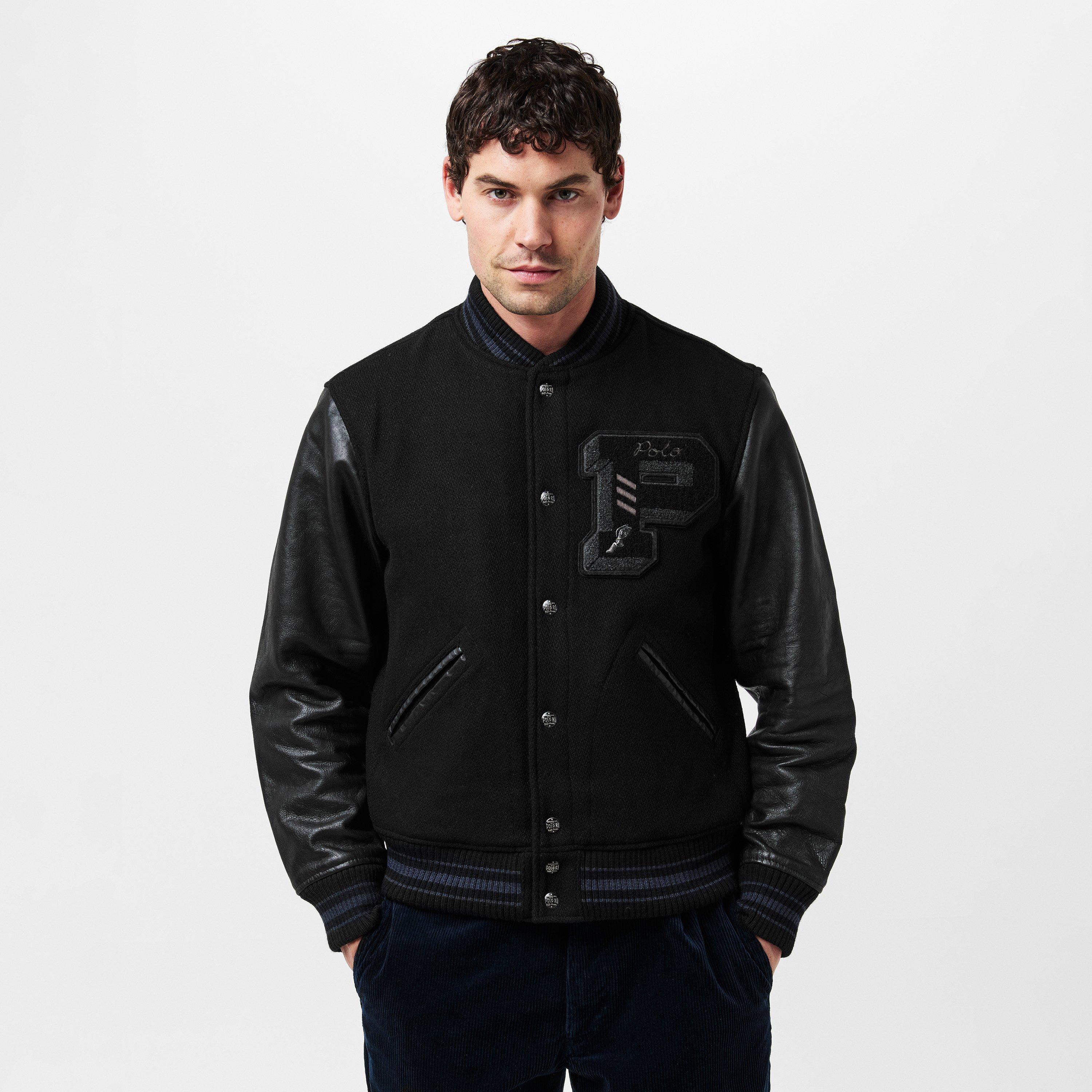 Polo Black - Polo Ralph Lauren - Men's Bomber Varsity Jacket - 3
