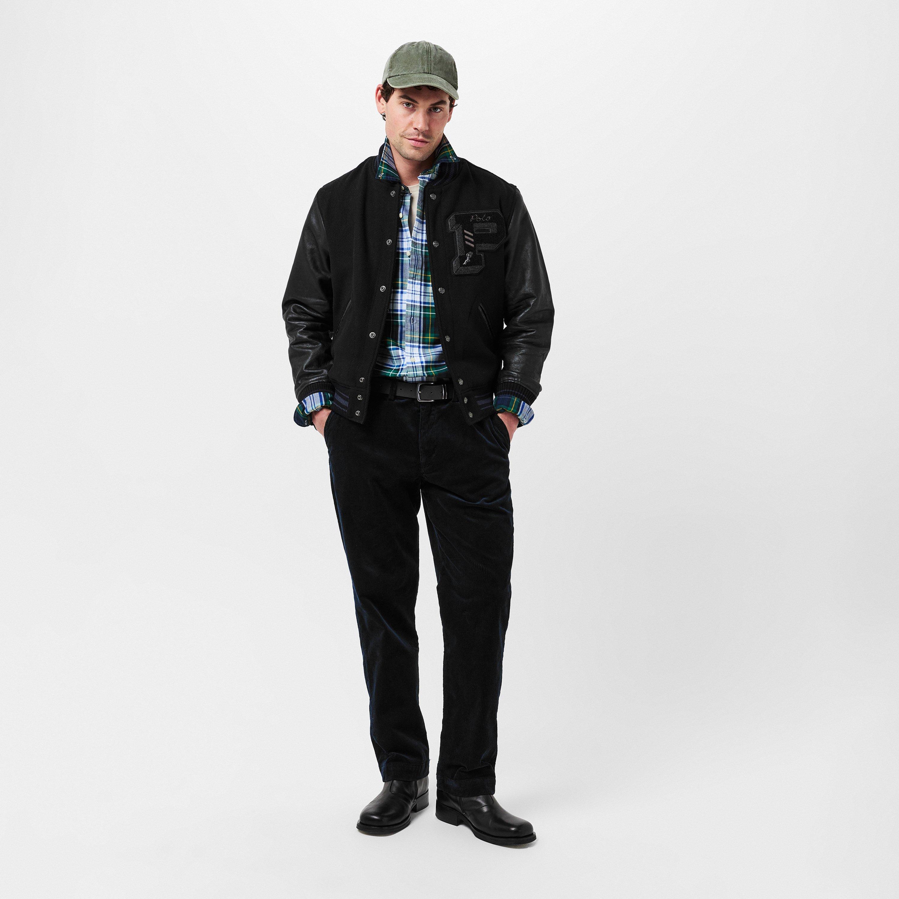 Polo Black - Polo Ralph Lauren - Men's Bomber Varsity Jacket - 6