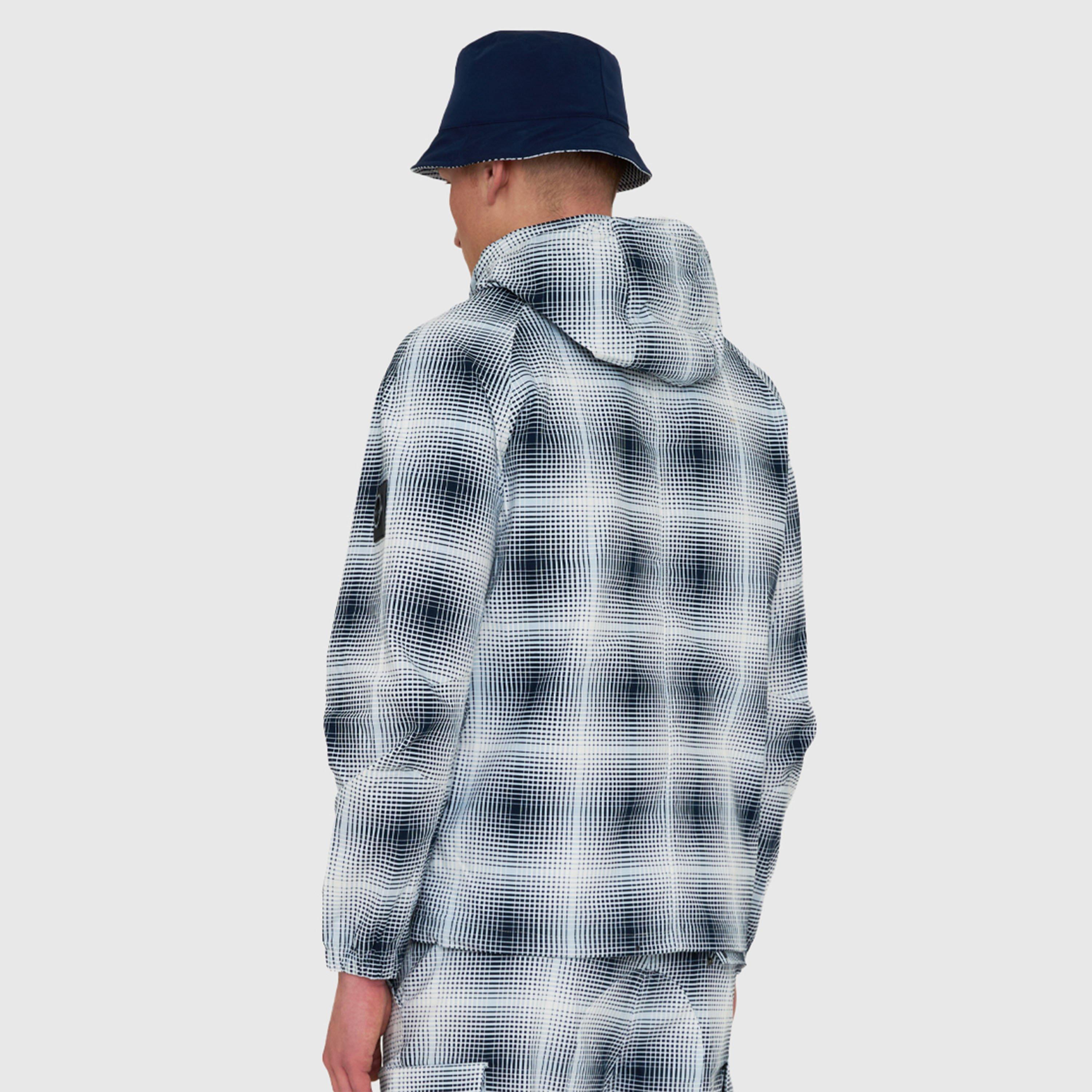 Marineblauw - Marshall Artist - Shadow Check Short Puffer Jacket - 2