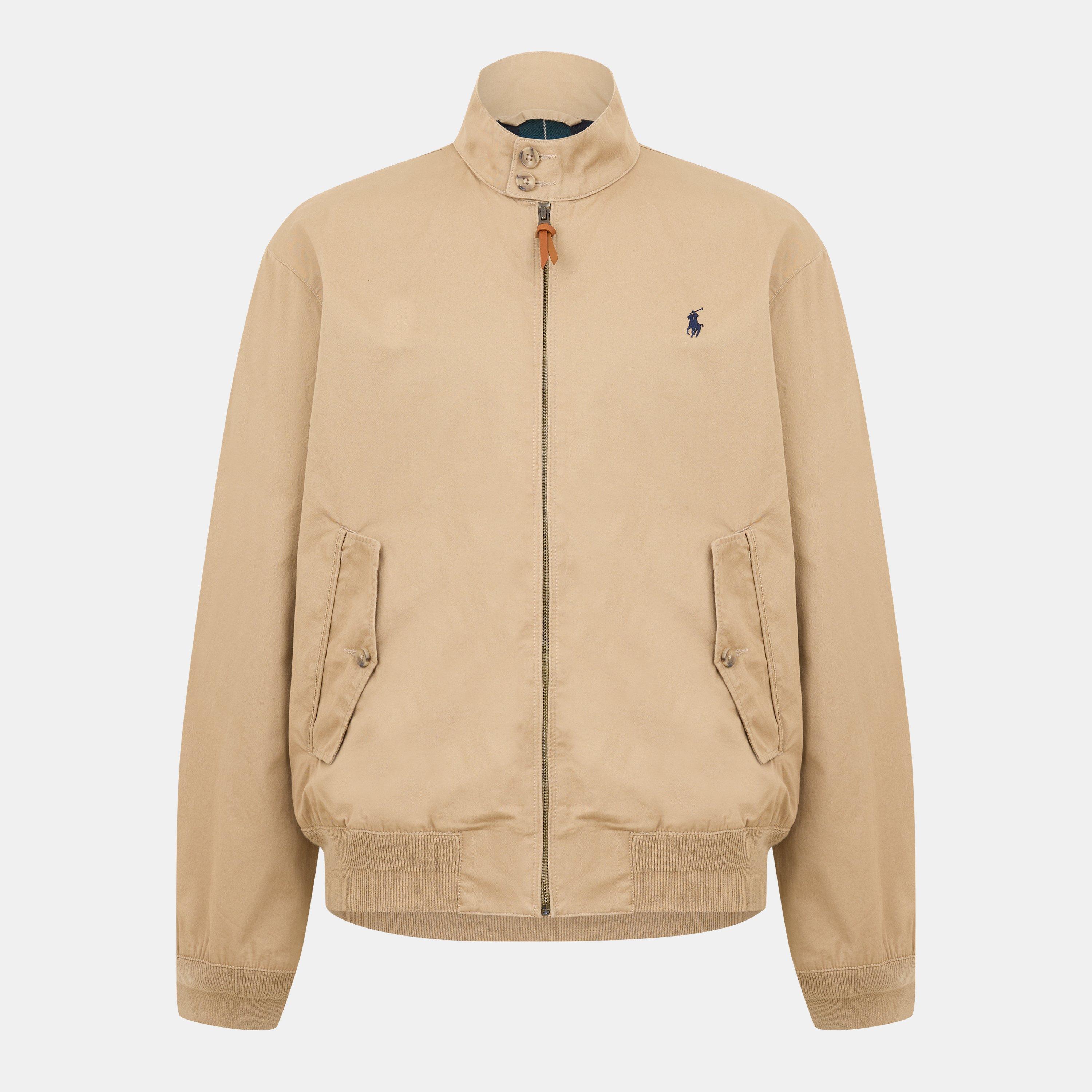 Polo Ralph Lauren Men's Water Resistant Lightweight Windbreaker - Café Tan - M