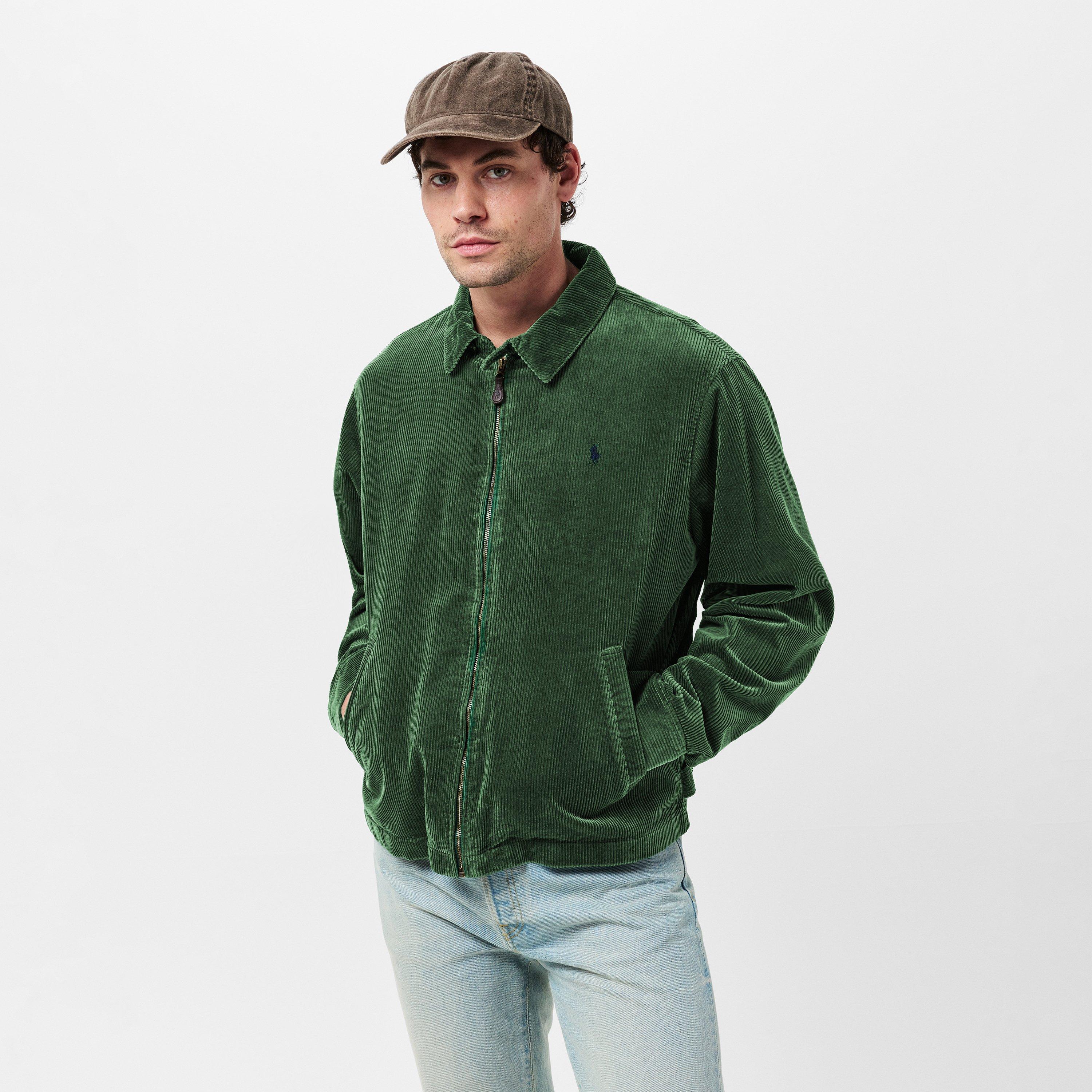 Meadow Green - Polo Ralph Lauren - Men's WaleCord Textured Weather-Resistant Windbreaker - 3