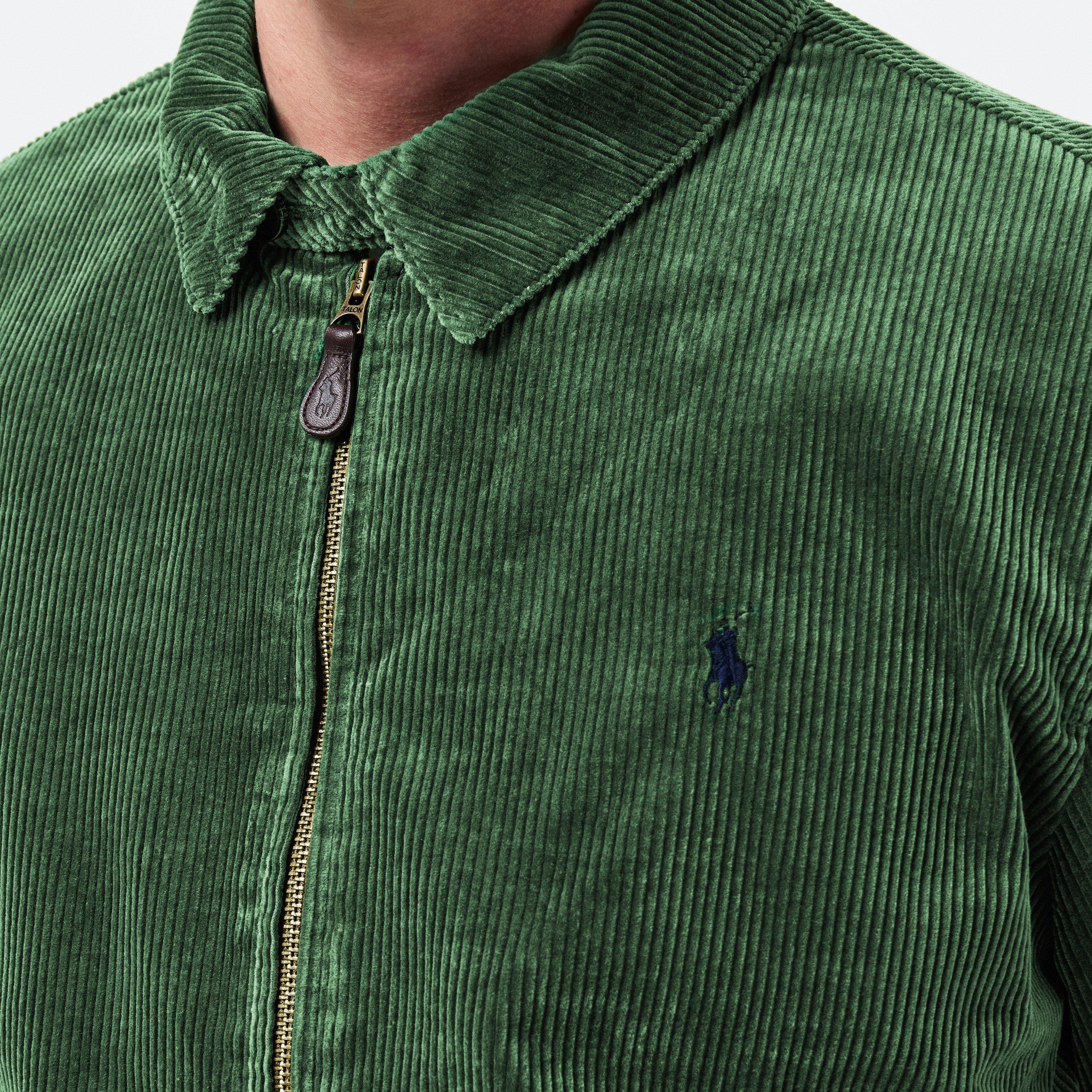 Meadow Green - Polo Ralph Lauren - Men's WaleCord Textured Weather-Resistant Windbreaker - 5