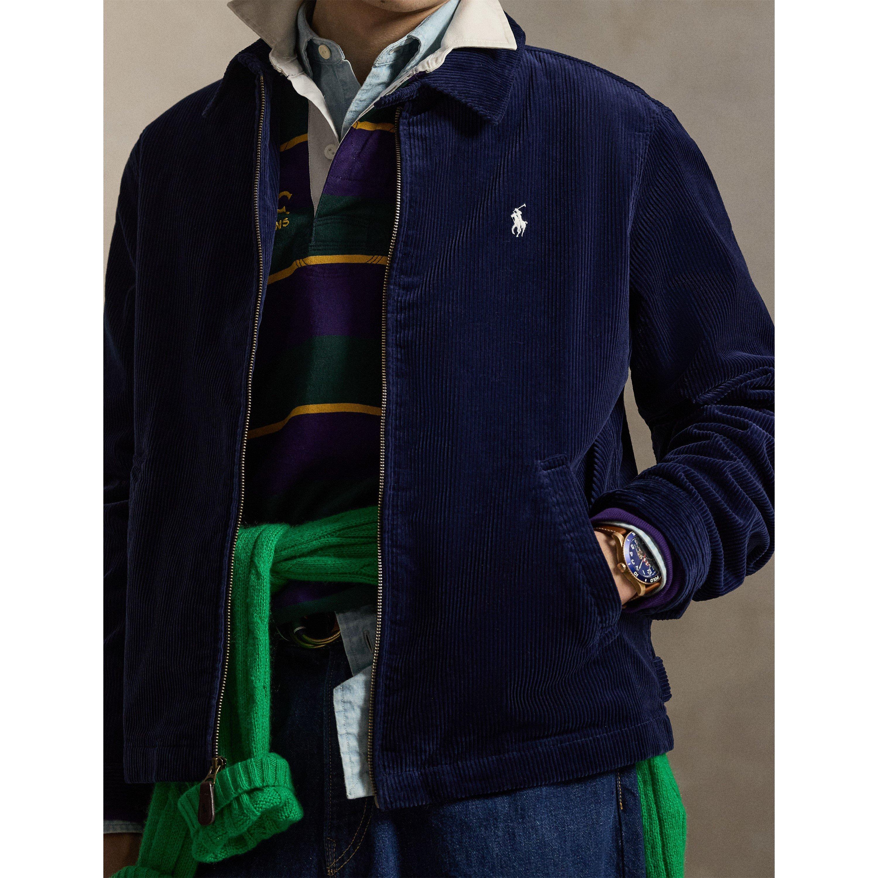 Newport Navy - Polo Ralph Lauren - Men's WaleCord Textured Weather-Resistant Windbreaker - 4