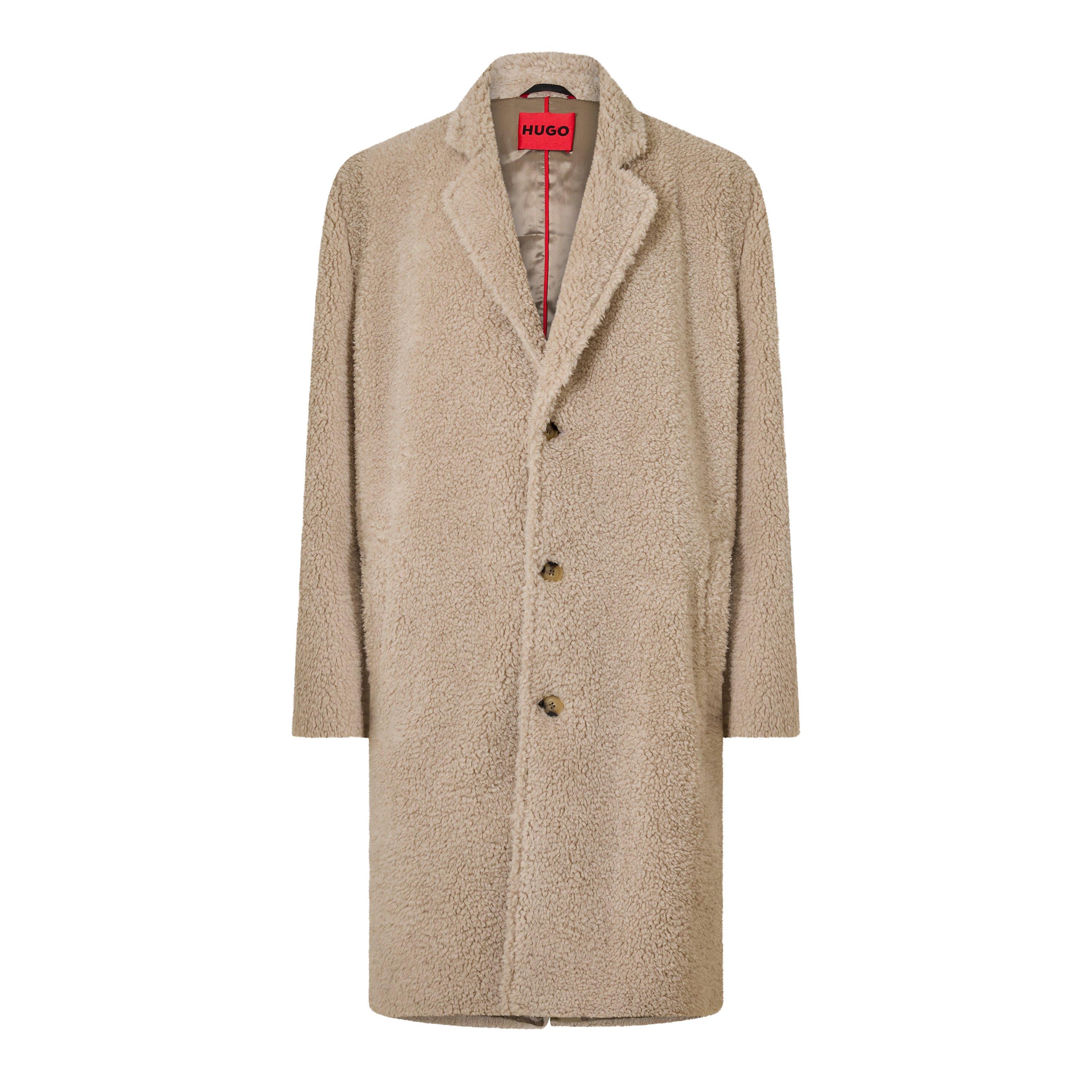 Hugo Merlon2341 10220298 01 Overcoat Mens - Natural - L