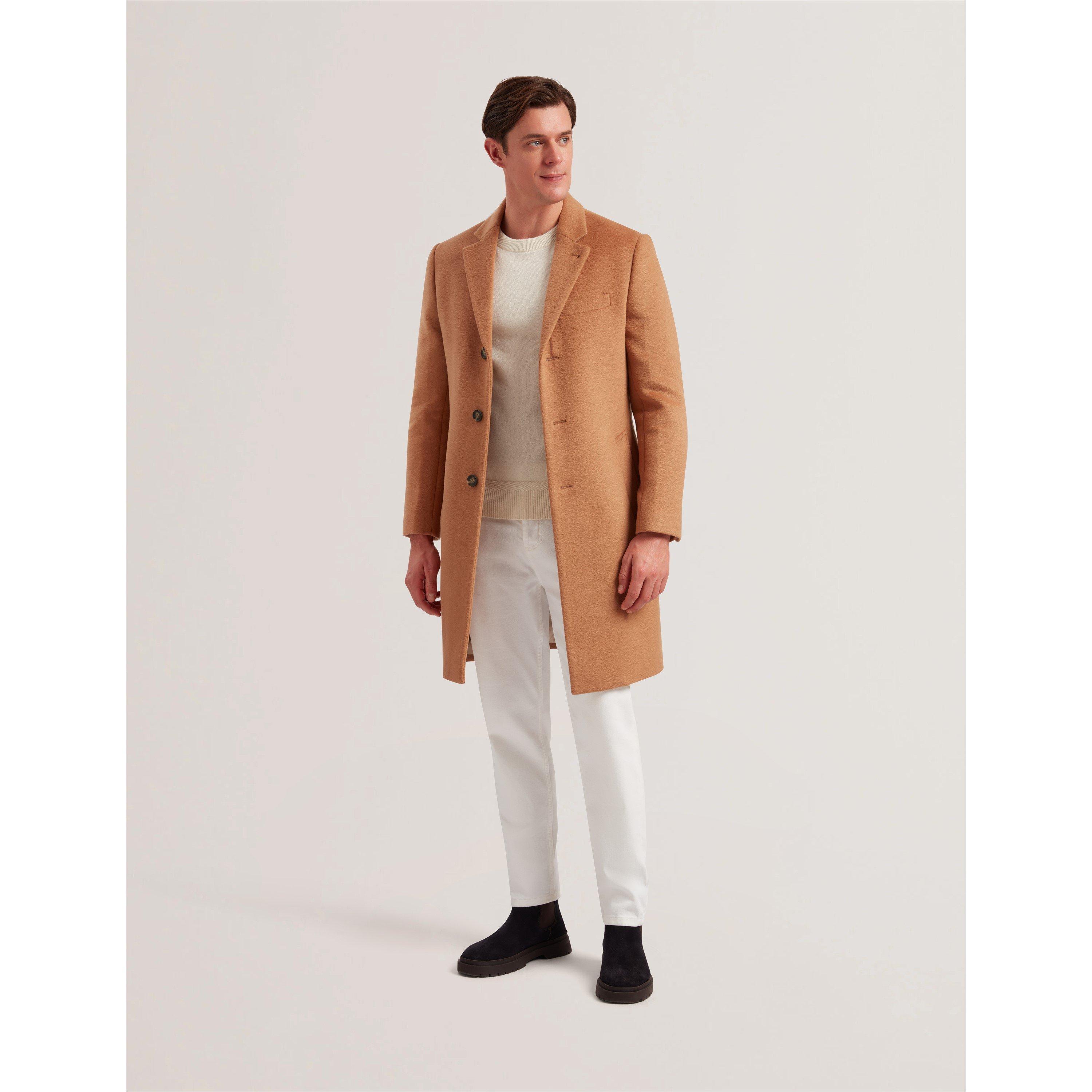 Brown - Ted Baker - Men's City Overcoat - 3