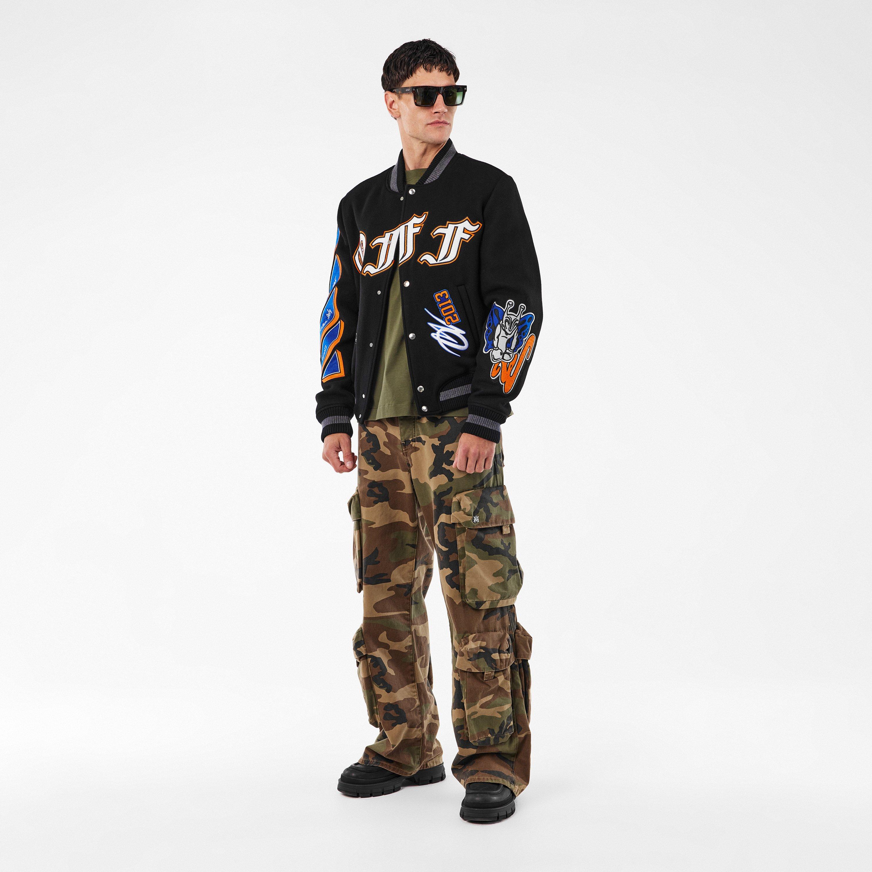 Black Multi - Off White - Men's Off-White Varsity Jacket - 6