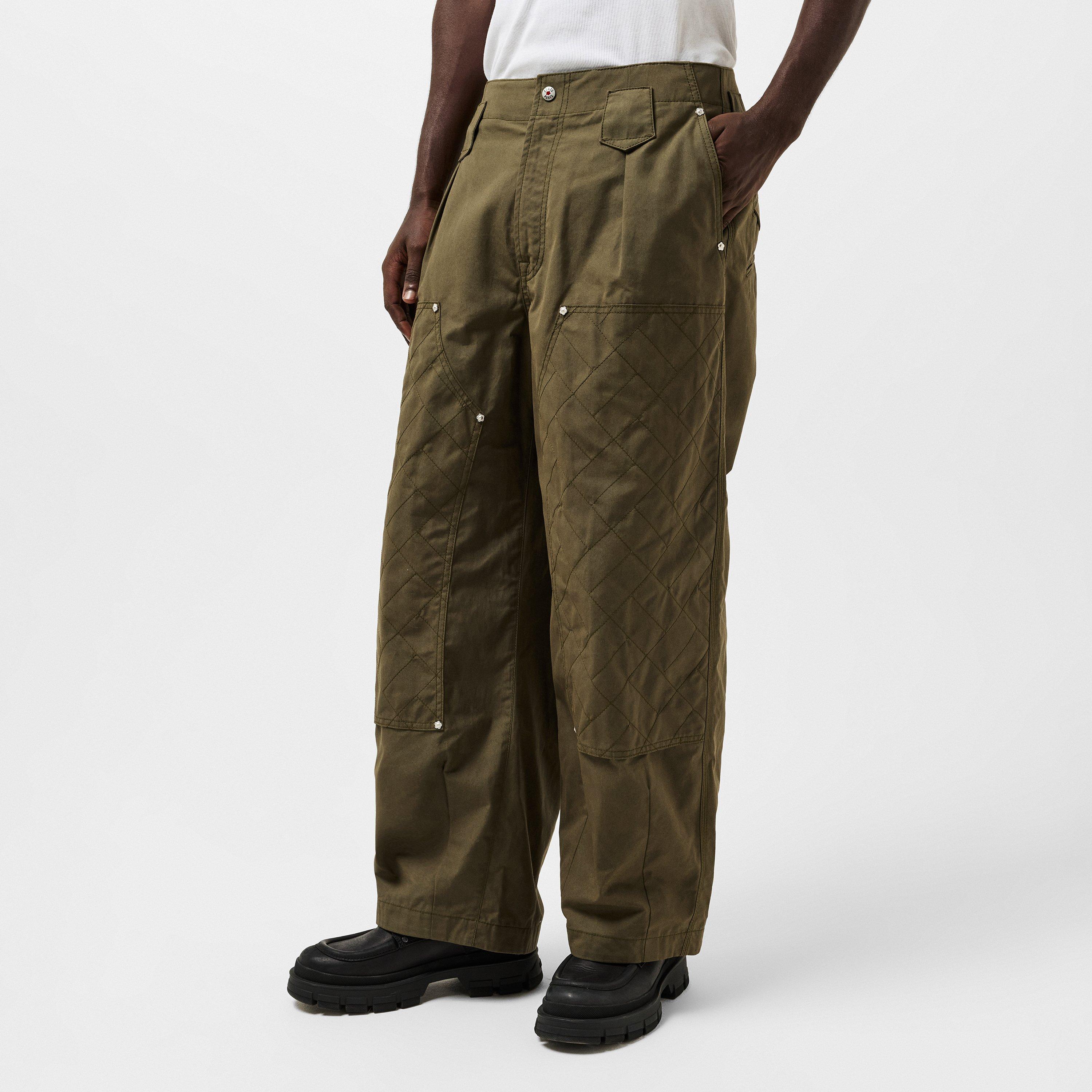 Dark Khaki 51 - Kenzo - Men's KNZO Weave Kimono Overshirt - 3