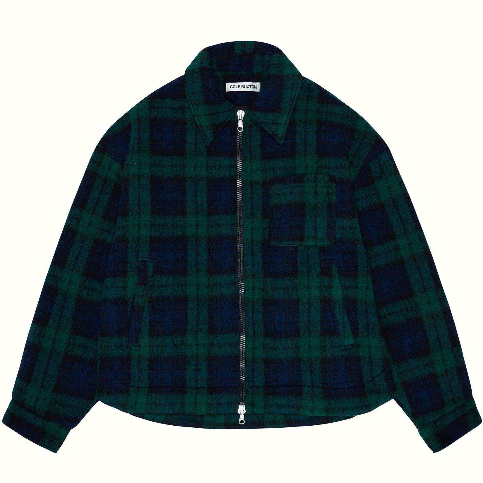 Blue - Cole Buxton - Flannel Overshirt - 1