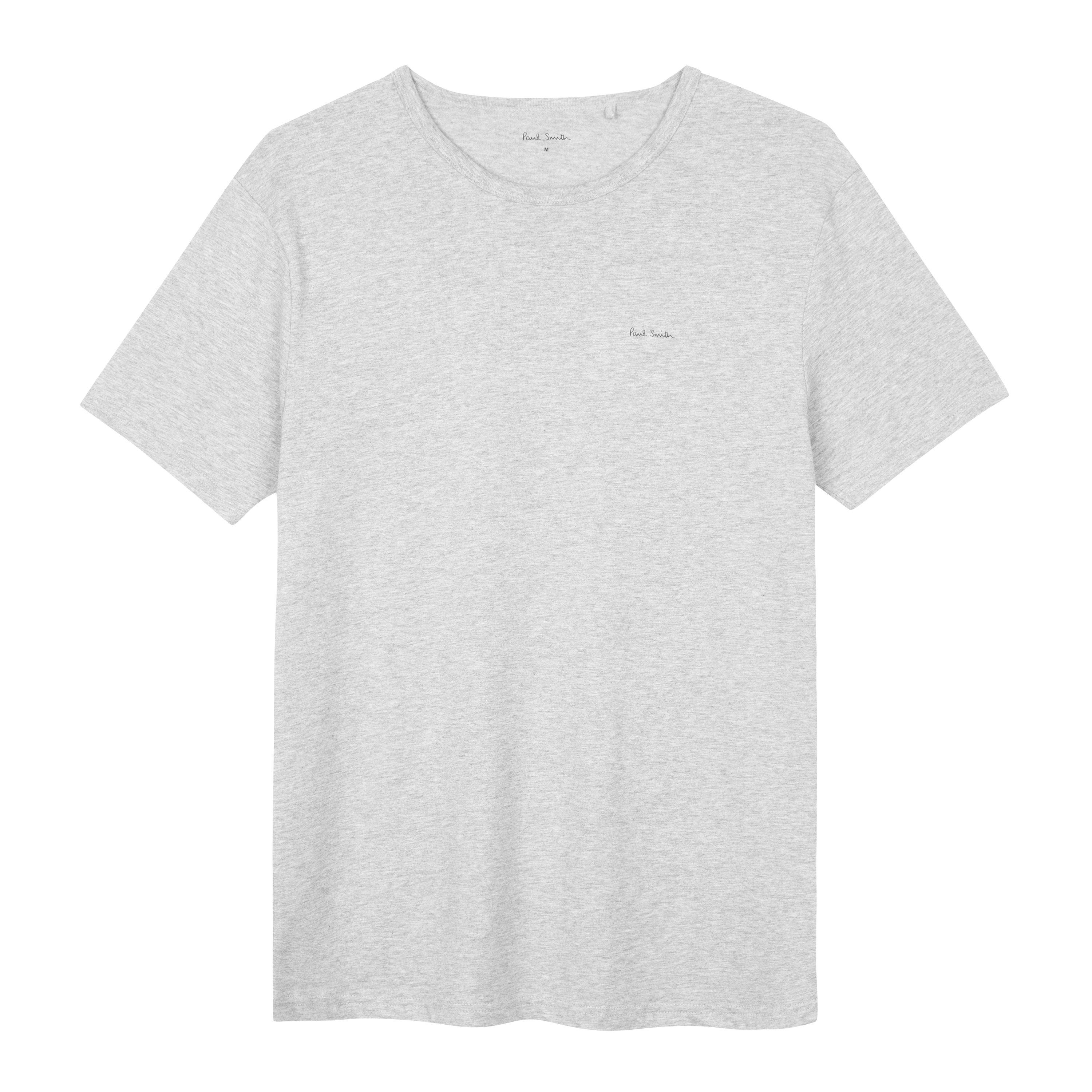 Paul Smith Men's Regular Fit Chest Logo T-Shirt - Grey Marl 70 - 2XL