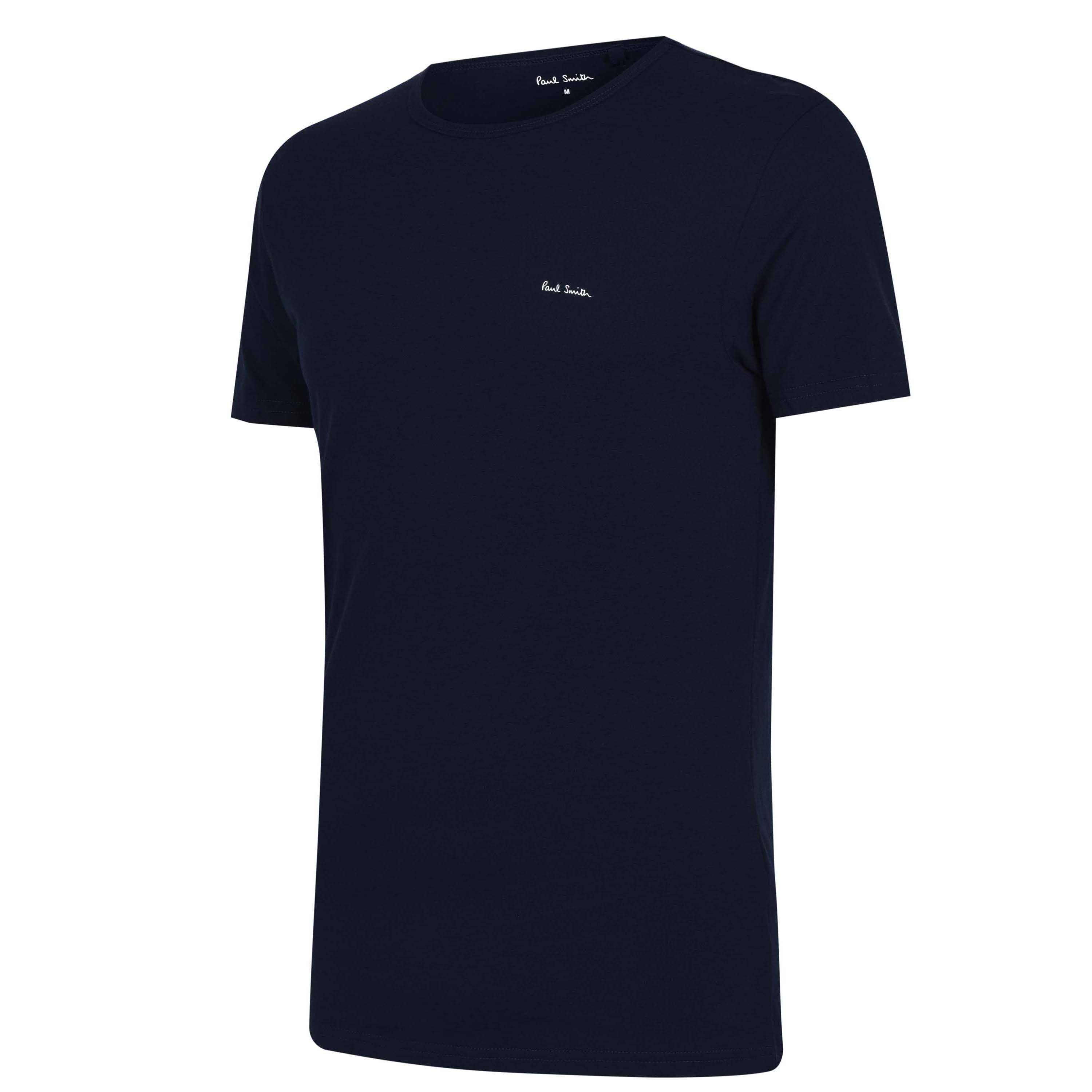Navy 47 - Paul Smith - Mens Regular Fit Chest Logo T-Shirt - 10