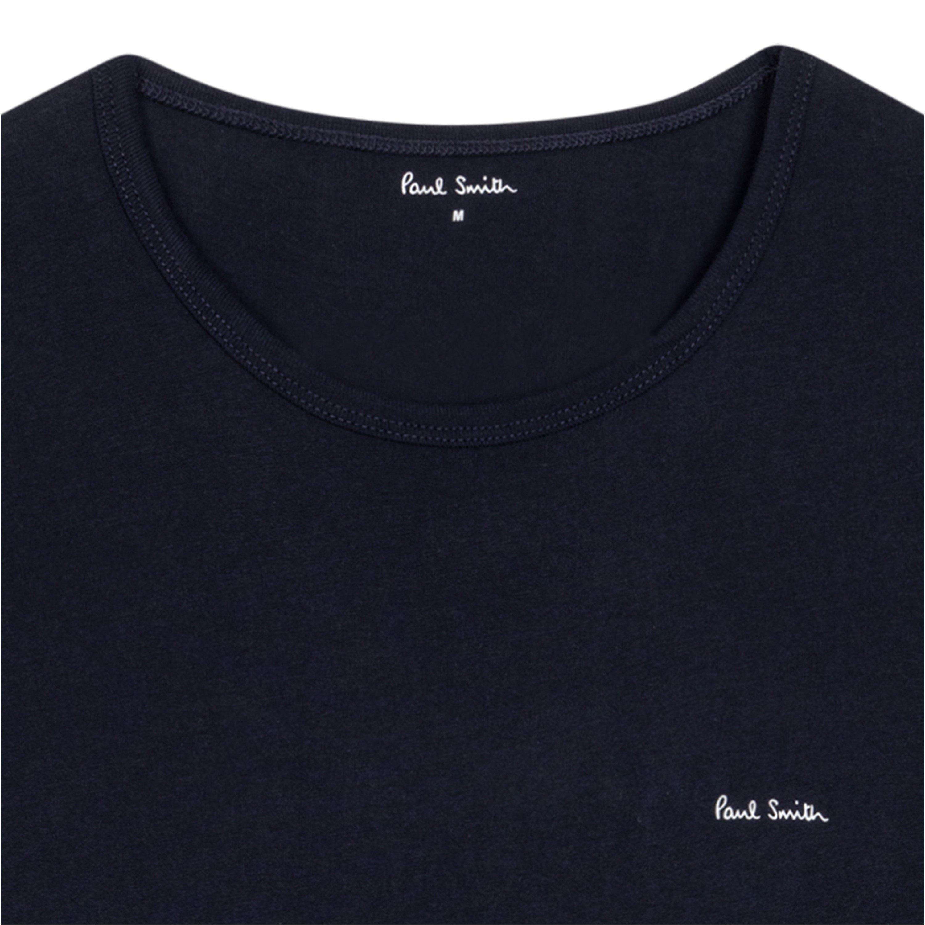 Navy 47 - Paul Smith - Mens Regular Fit Chest Logo T-Shirt - 8