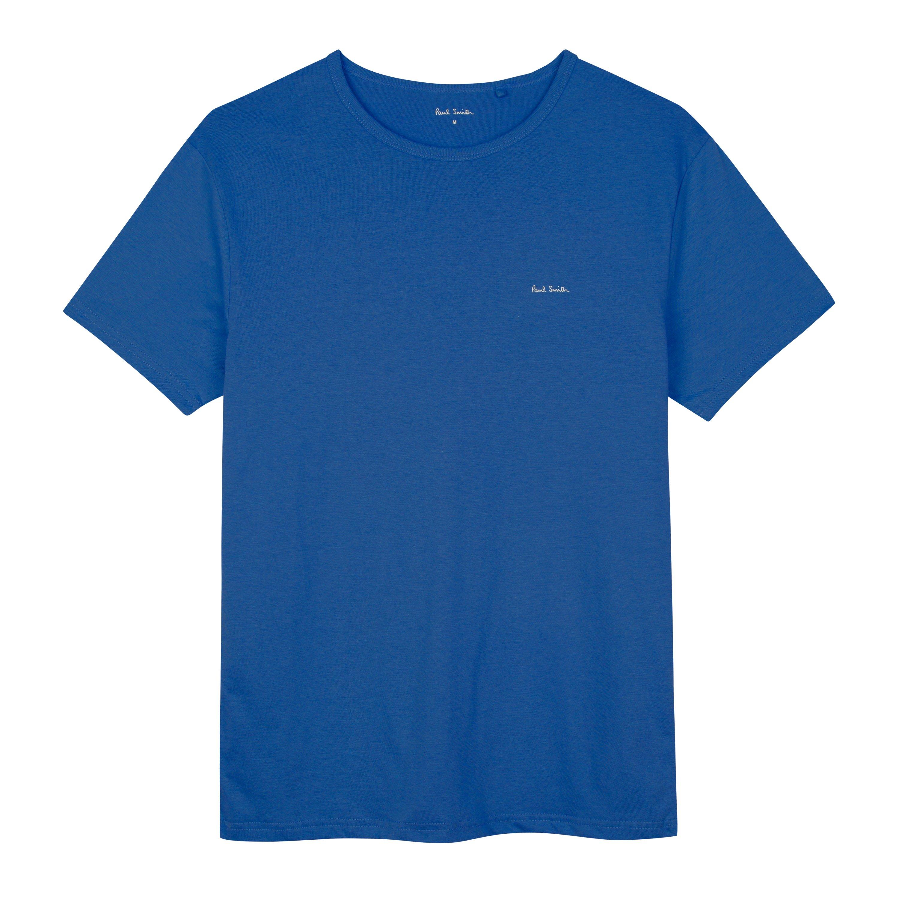 Paul Smith Men's Regular Fit Chest Logo T-Shirt - Royal - L