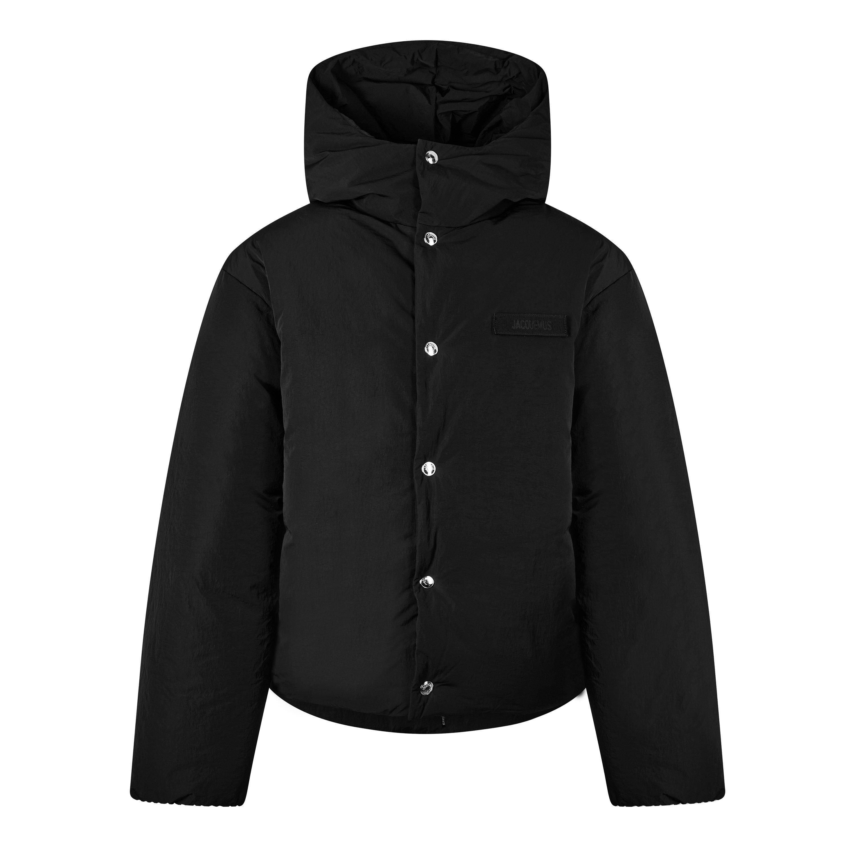 Black - Jacquemus - Men's Cropped Short Puffer Jacket - 1