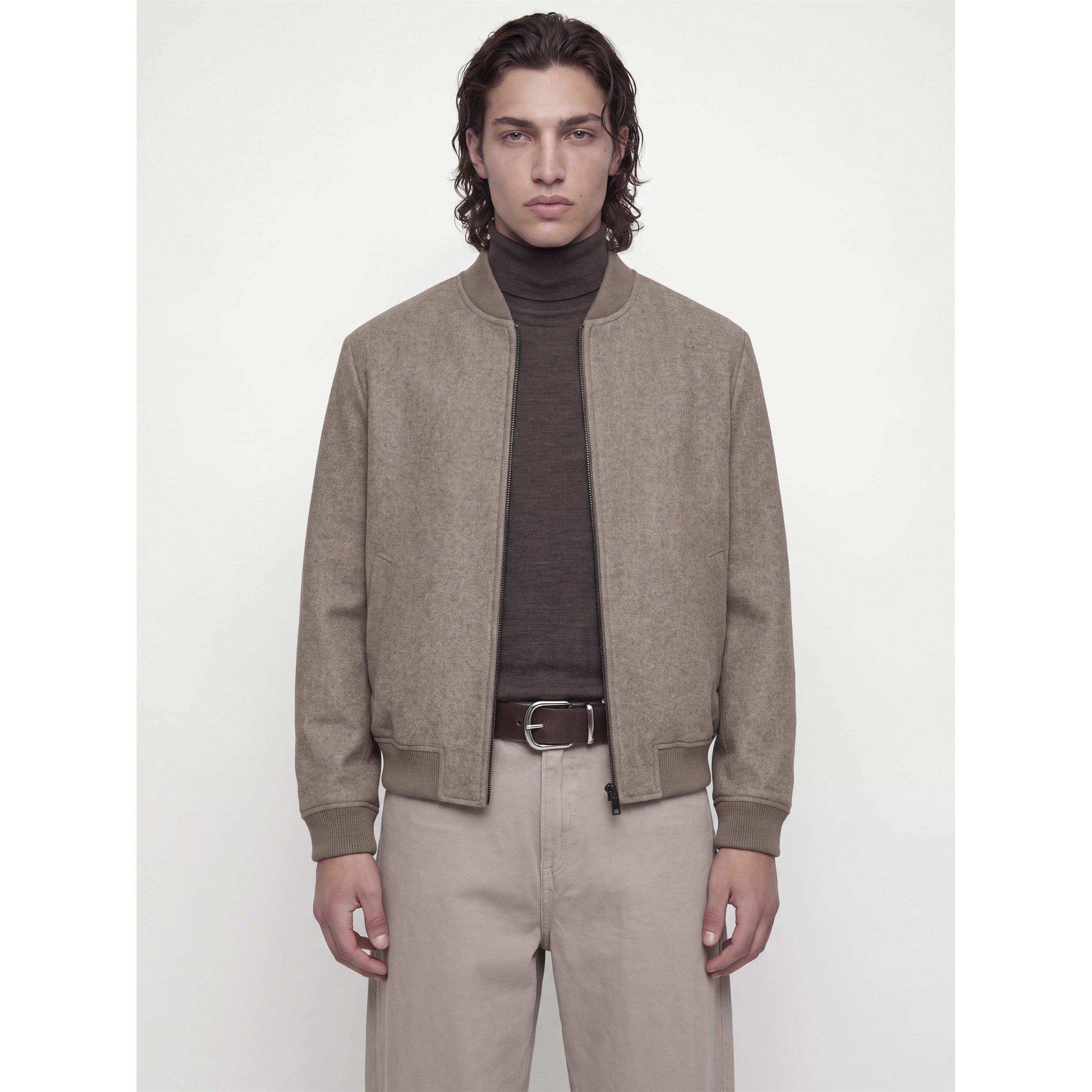 Greige - Jack and Jones - Jack James Bomber Sn64 - 5