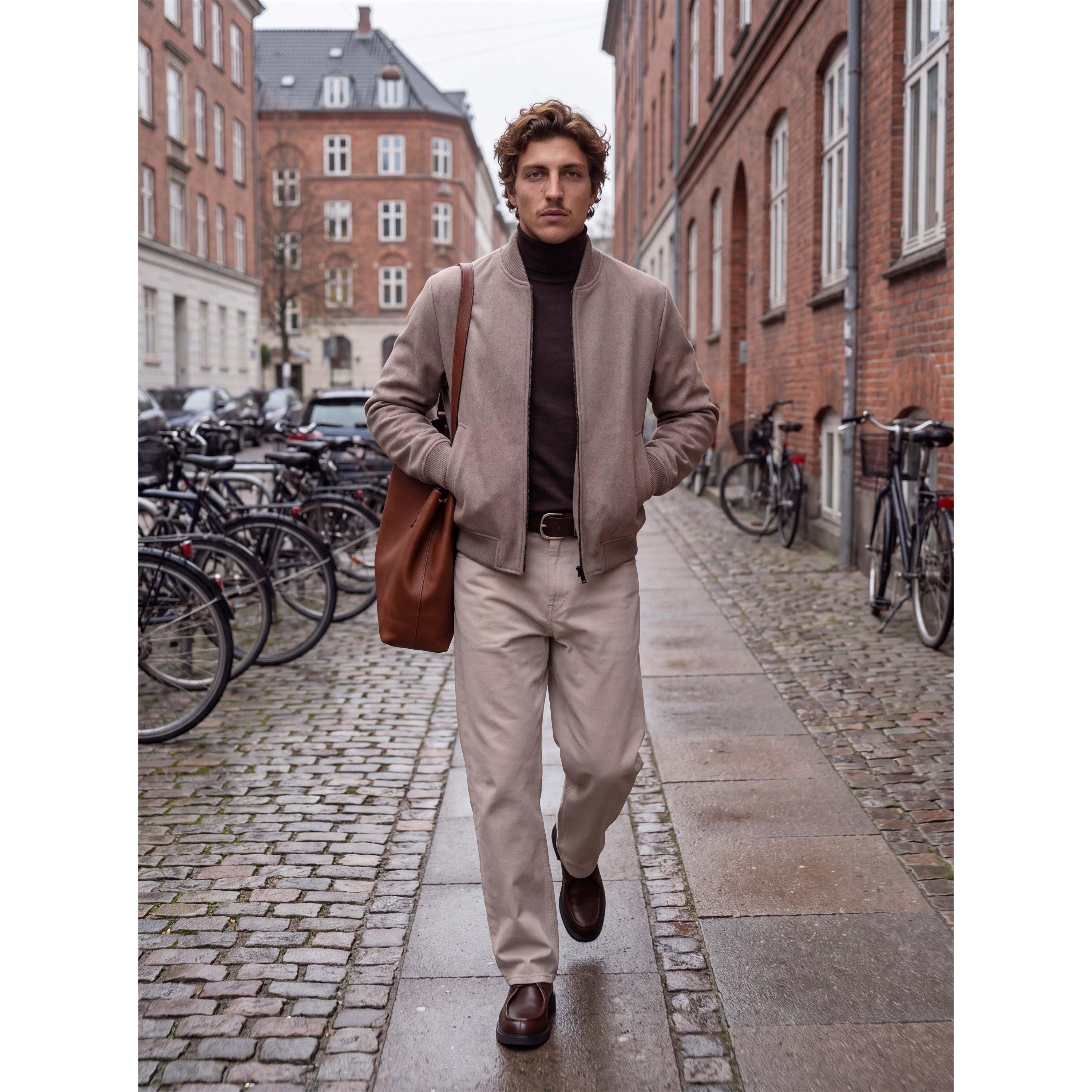 Greige - Jack and Jones - Jack James Bomber Sn64 - 9