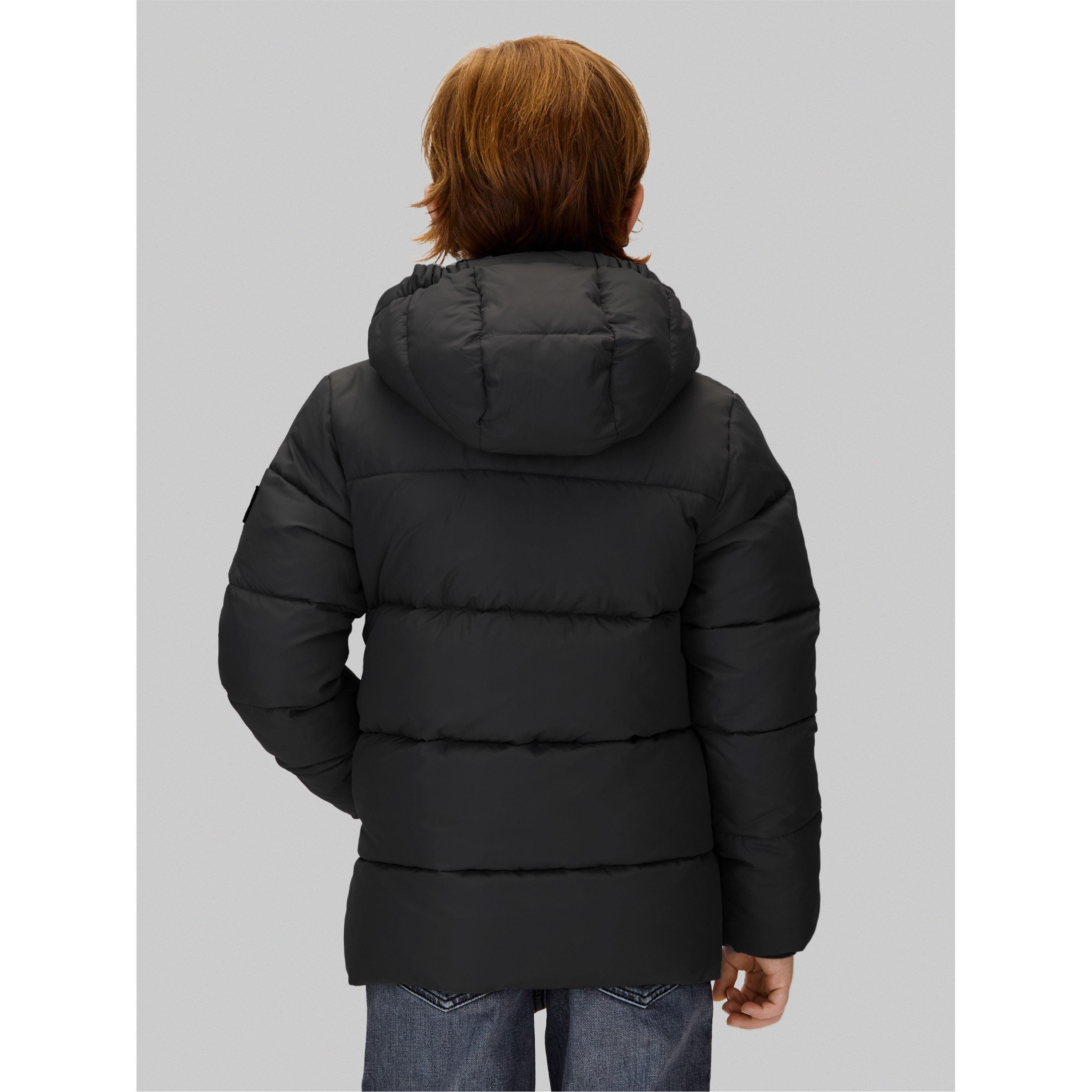 CK Black BEH - Calvin Klein Jeans - Kids'  Insulated Medium Puffer Jacket - 3