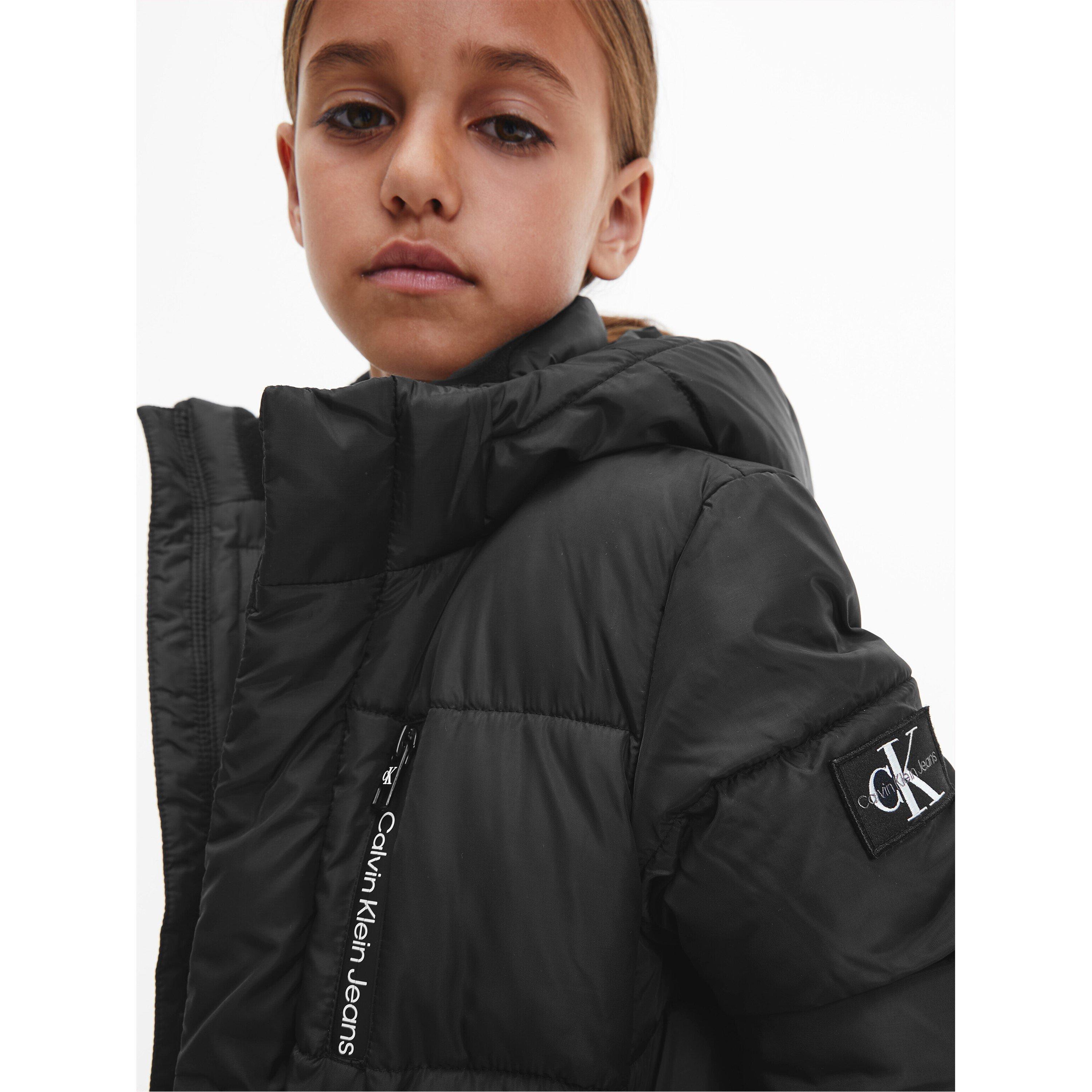 CK Black BEH - Calvin Klein Jeans - Kids'  Insulated Medium Puffer Jacket - 7