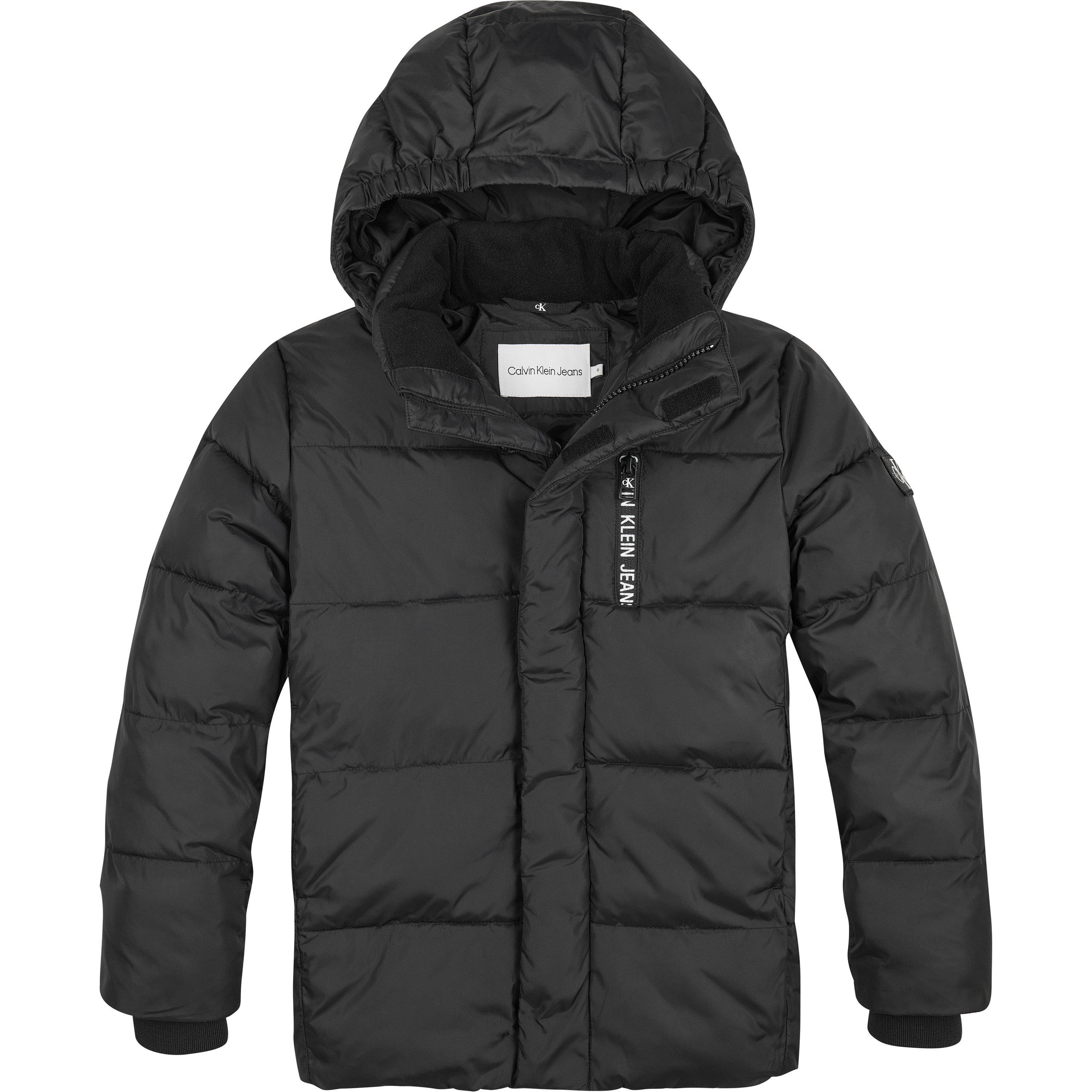 CK Black BEH - Calvin Klein Jeans - Kids'  Insulated Medium Puffer Jacket - 8