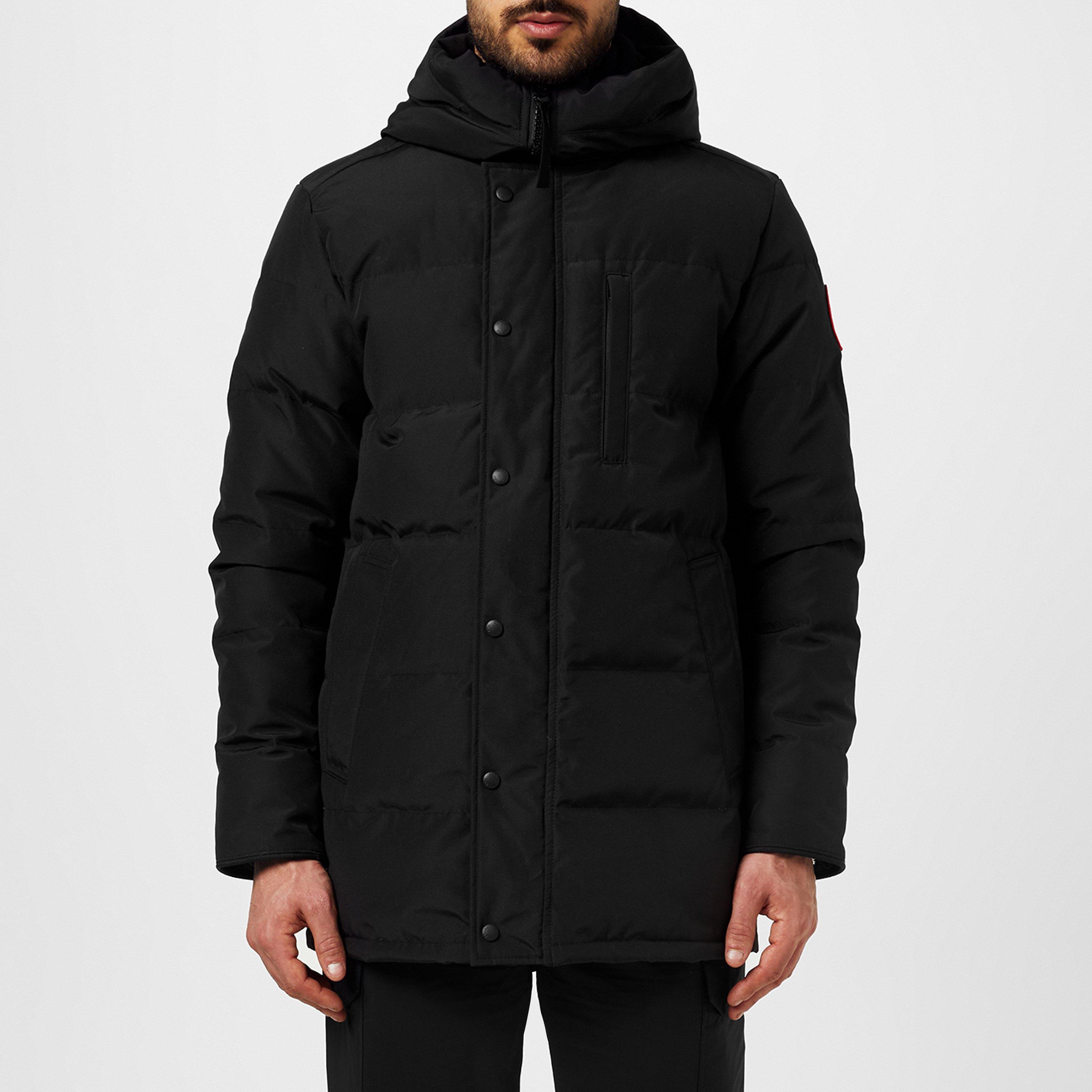 Black 61 - Canada Goose - Men's Carson  Down Hooded Mid-Length Parka - 1