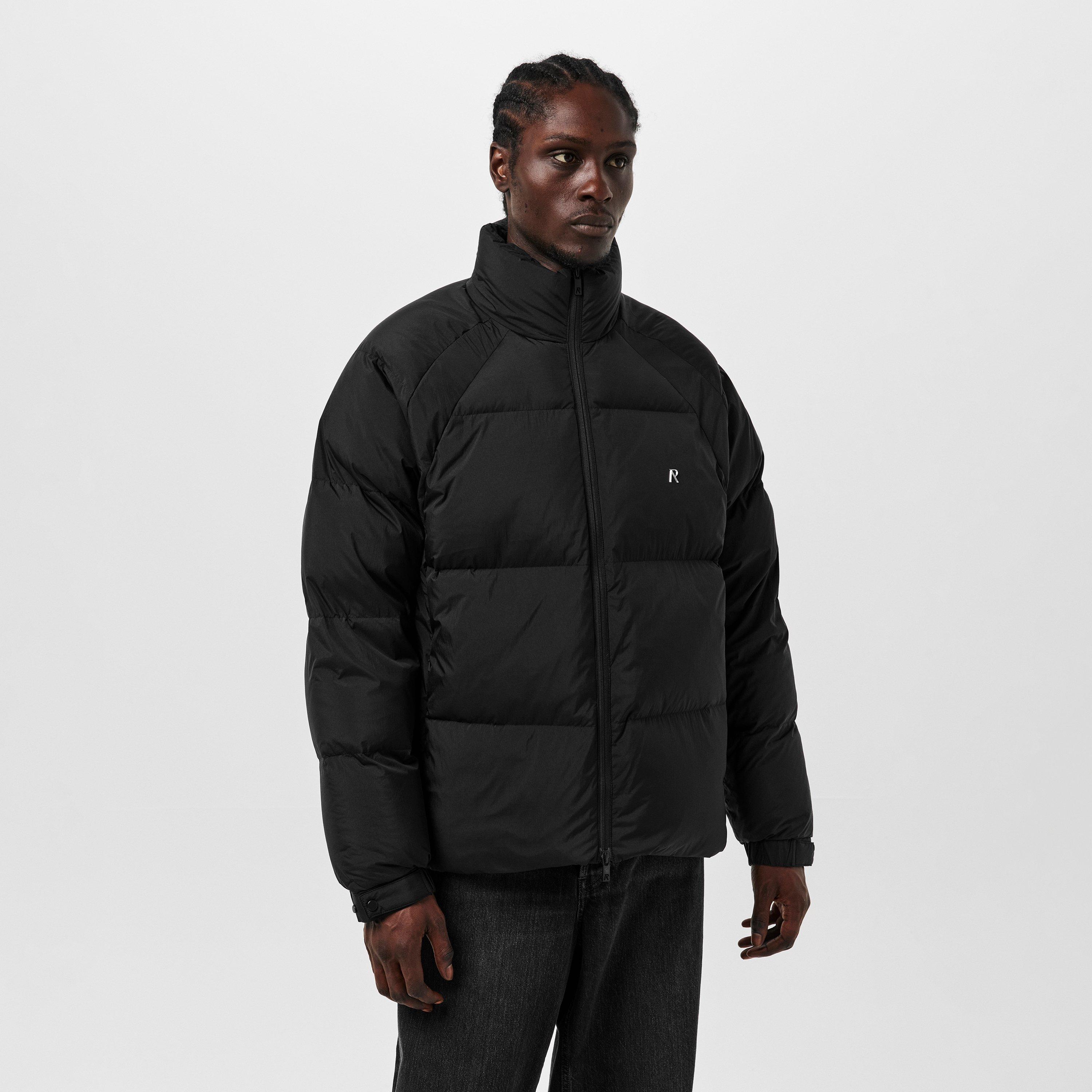 Black - Represent - Men's Insulated Quilted Medium Puffer Jacket - 3