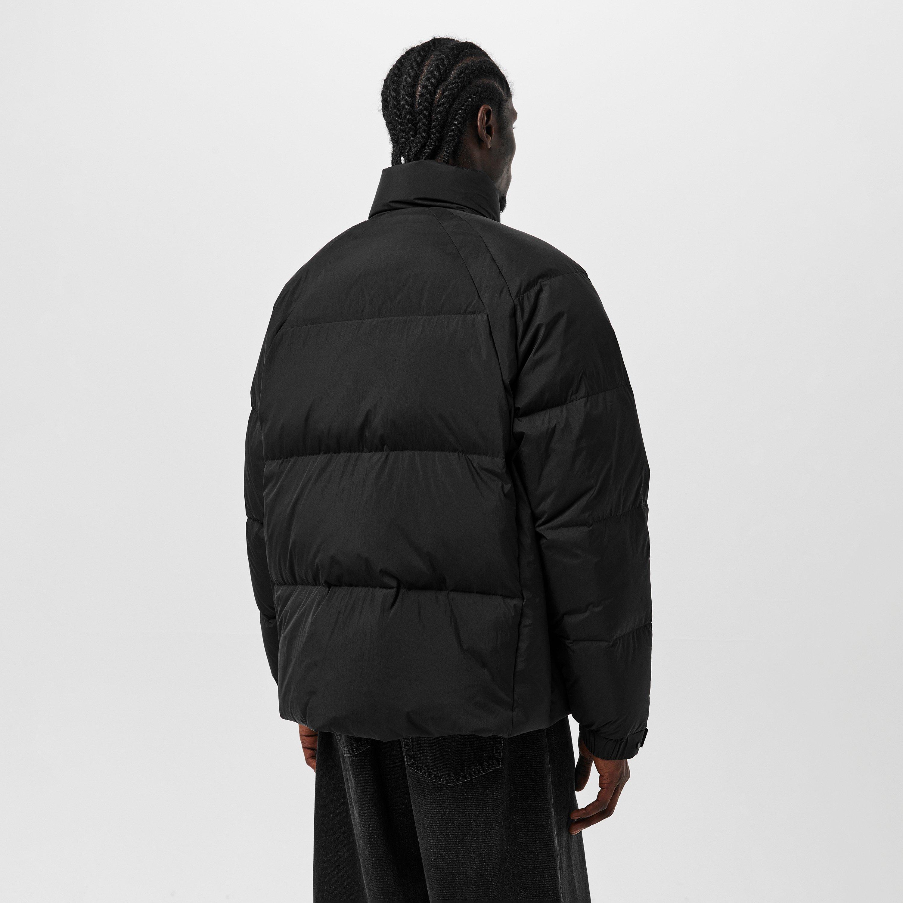 Black - Represent - Men's Insulated Quilted Medium Puffer Jacket - 4