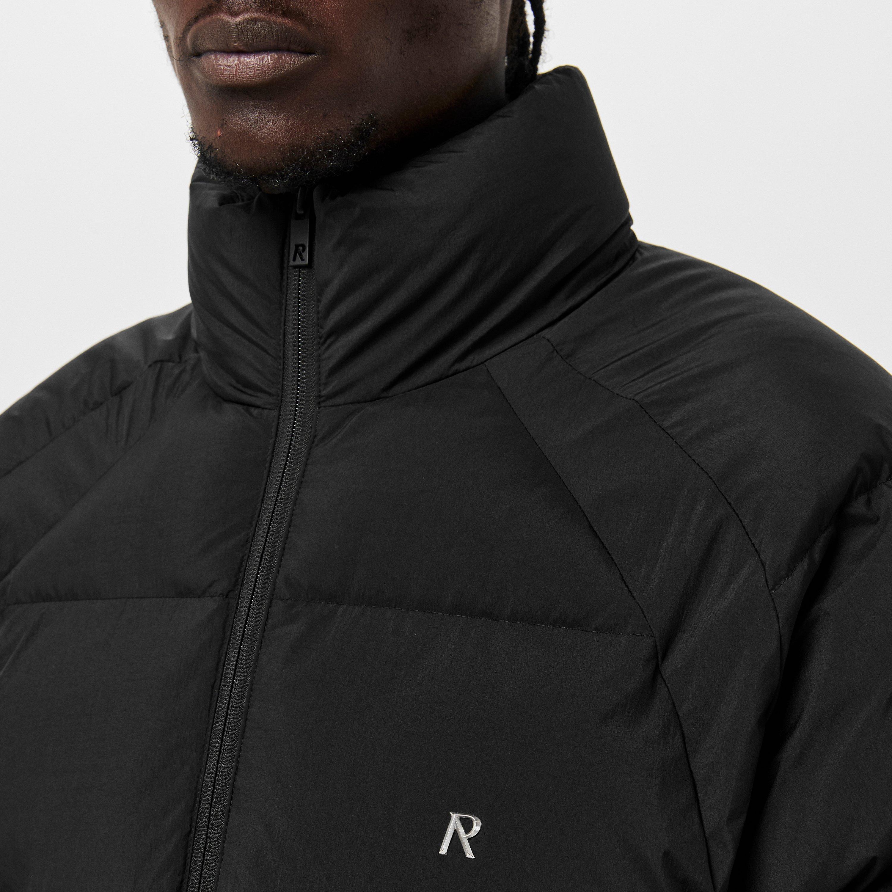 Black - Represent - Men's Insulated Quilted Medium Puffer Jacket - 5