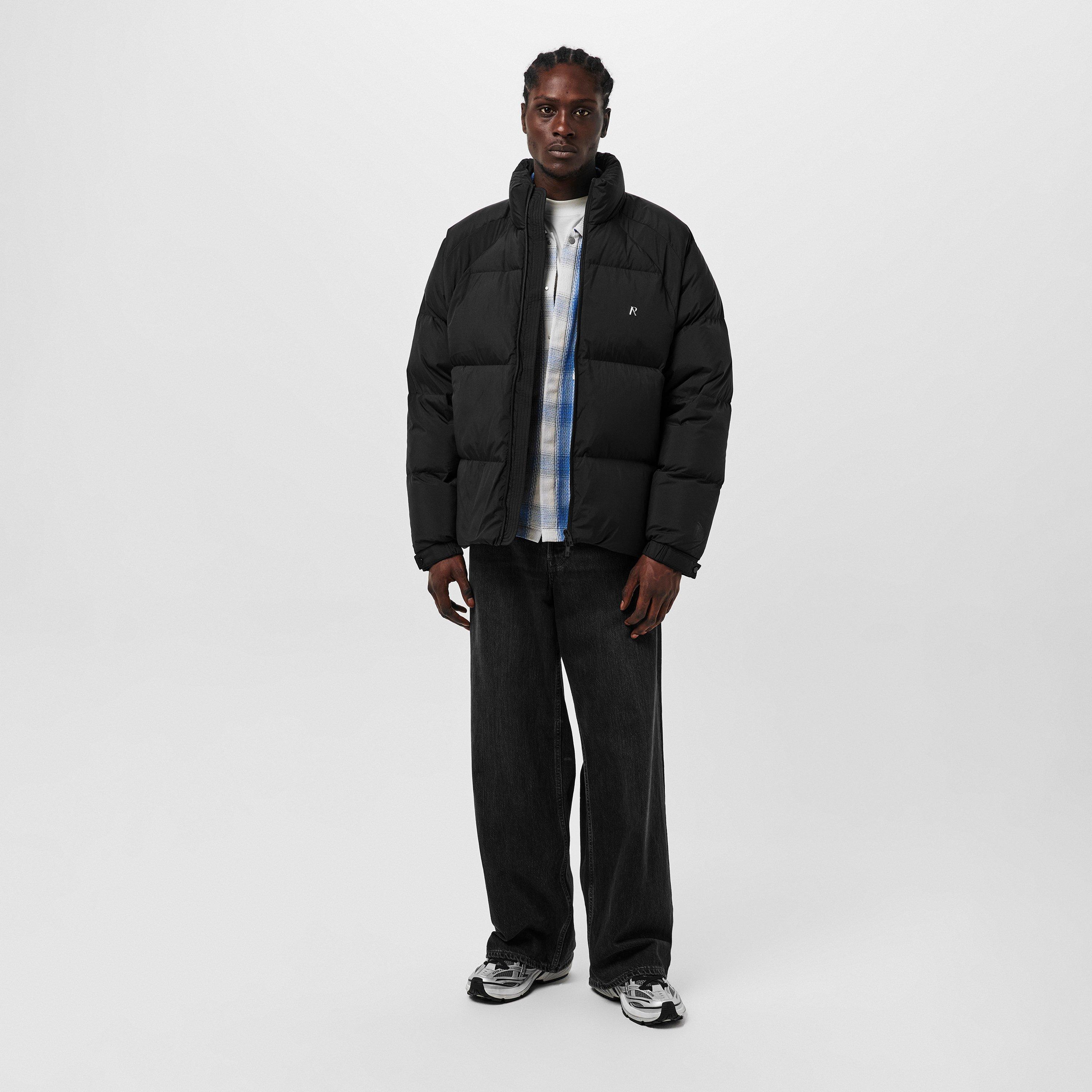 Black - Represent - Men's Insulated Quilted Medium Puffer Jacket - 6