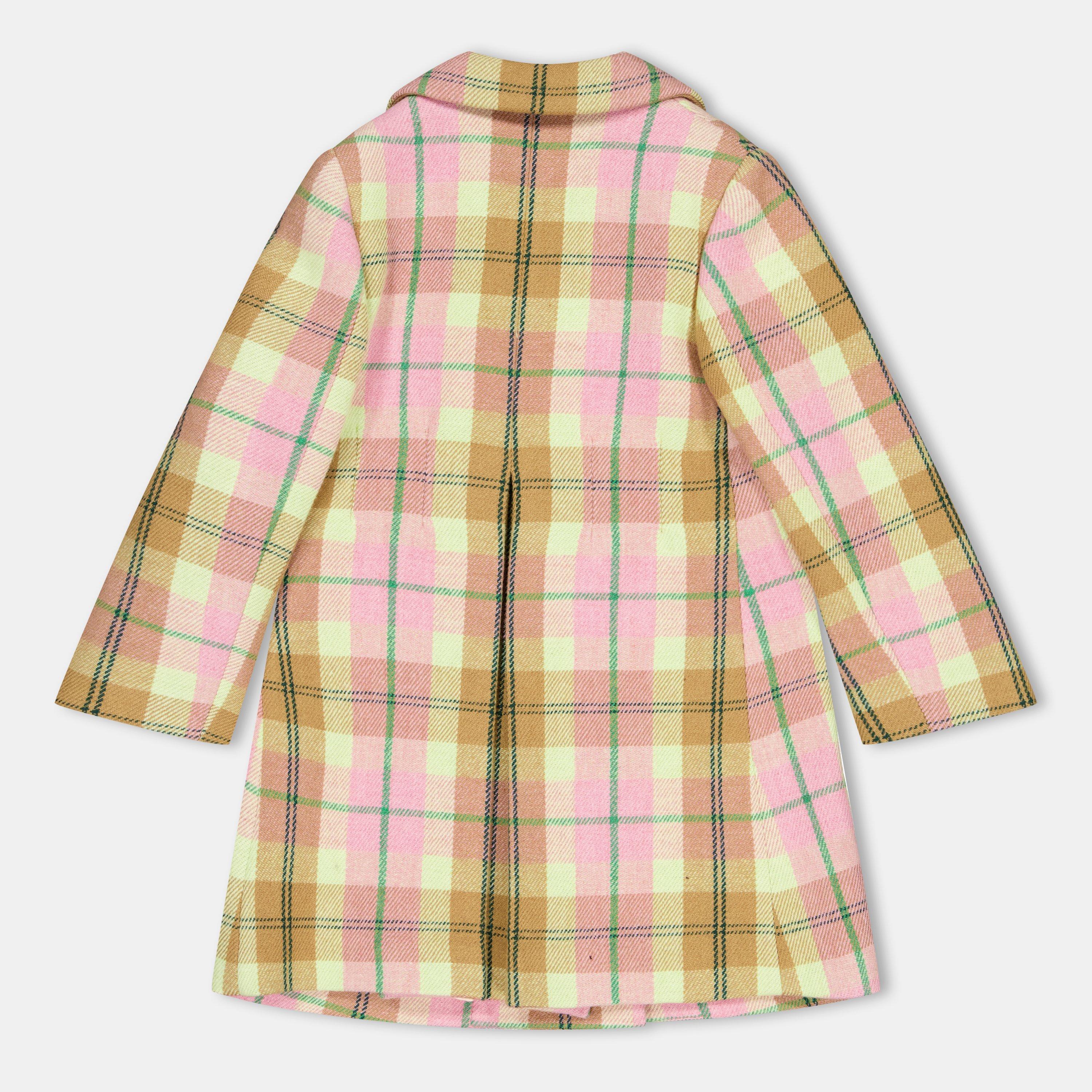 Pink/Camel/Mc - Gucci - Kids' Tailored Warm Overcoat - 2