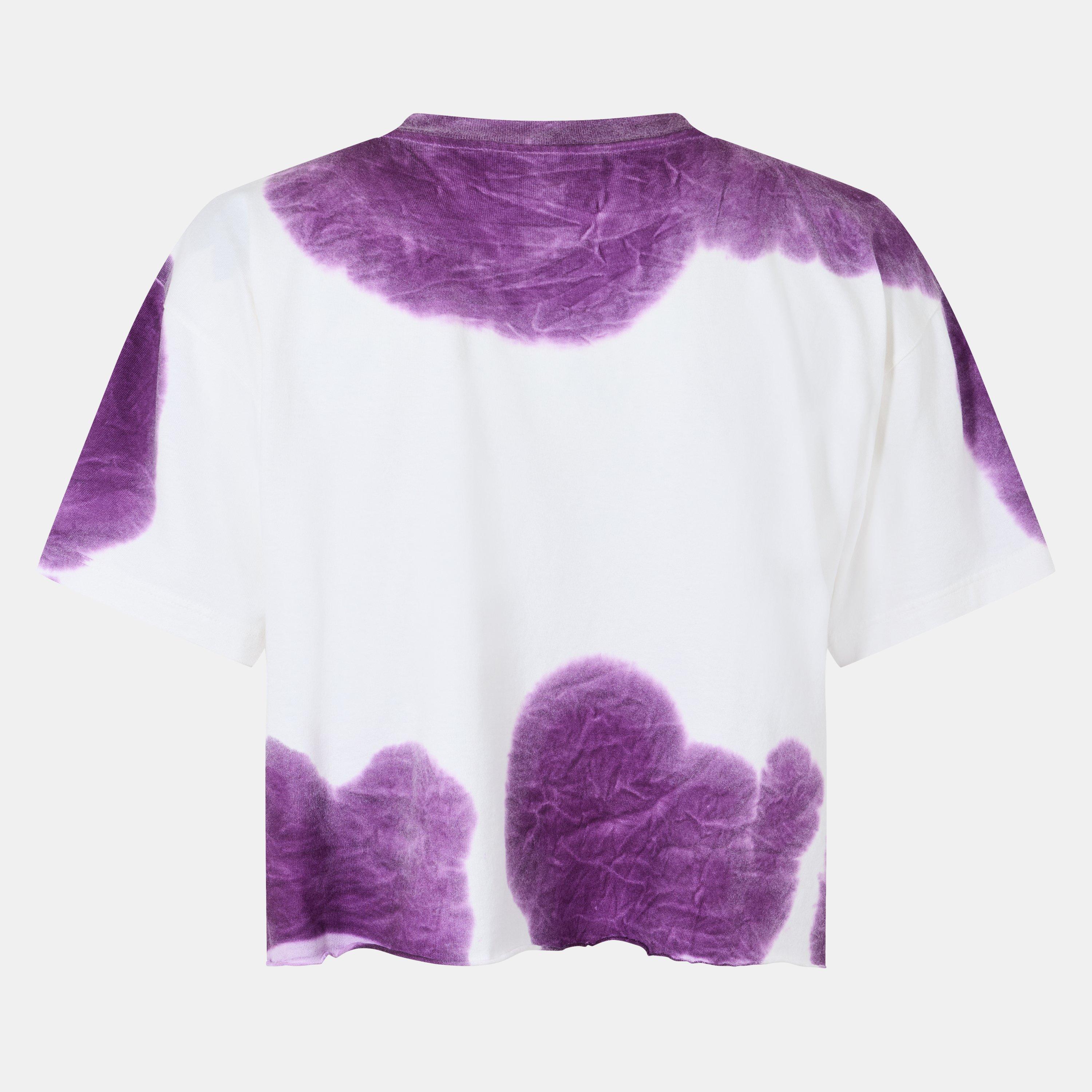 Purple/Wht/Mix - Gucci - Men's Cropped T-Shirt - 2