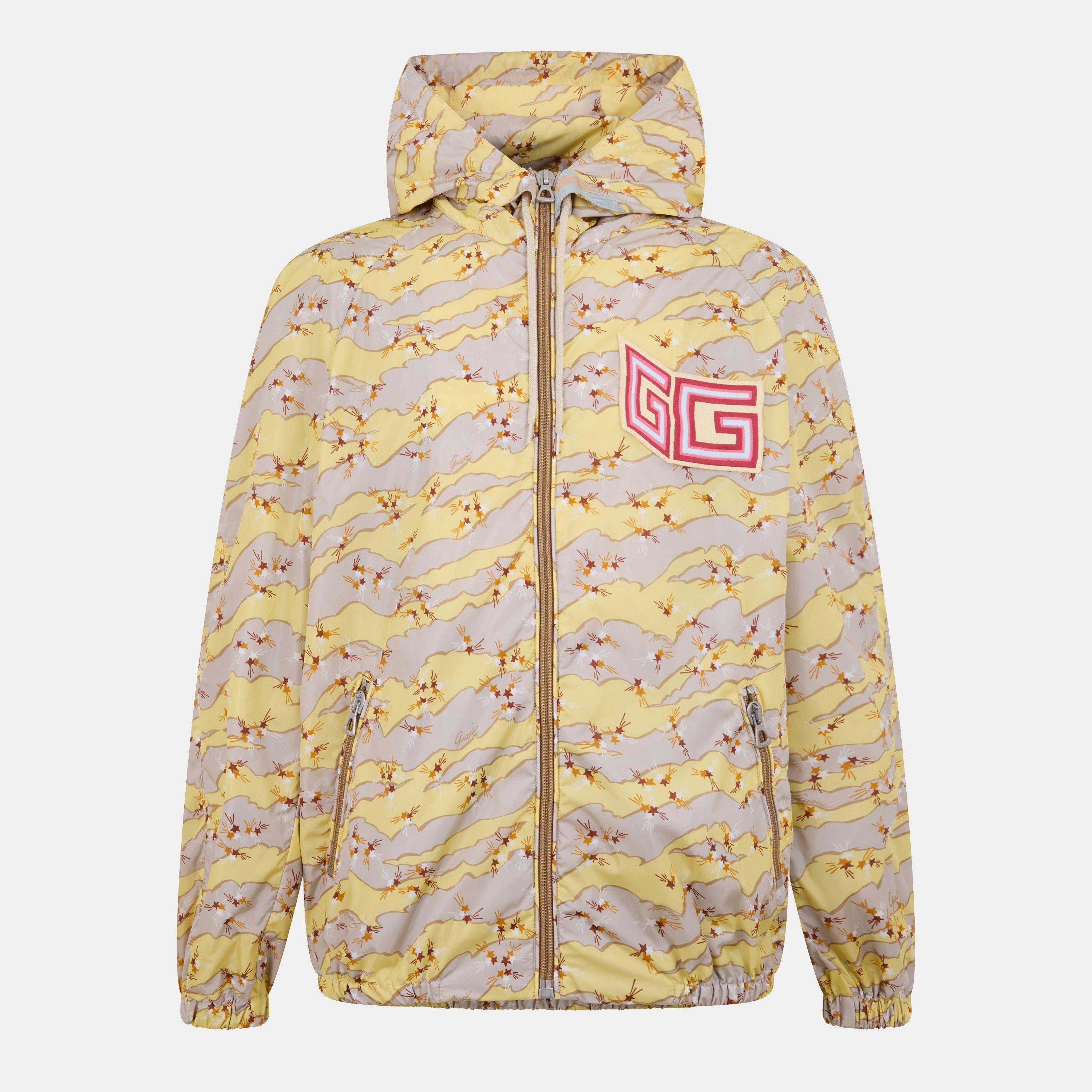 Gry/Bn/Mc/Mix - Gucci - Men's Technical Lightweight Windbreaker - 1