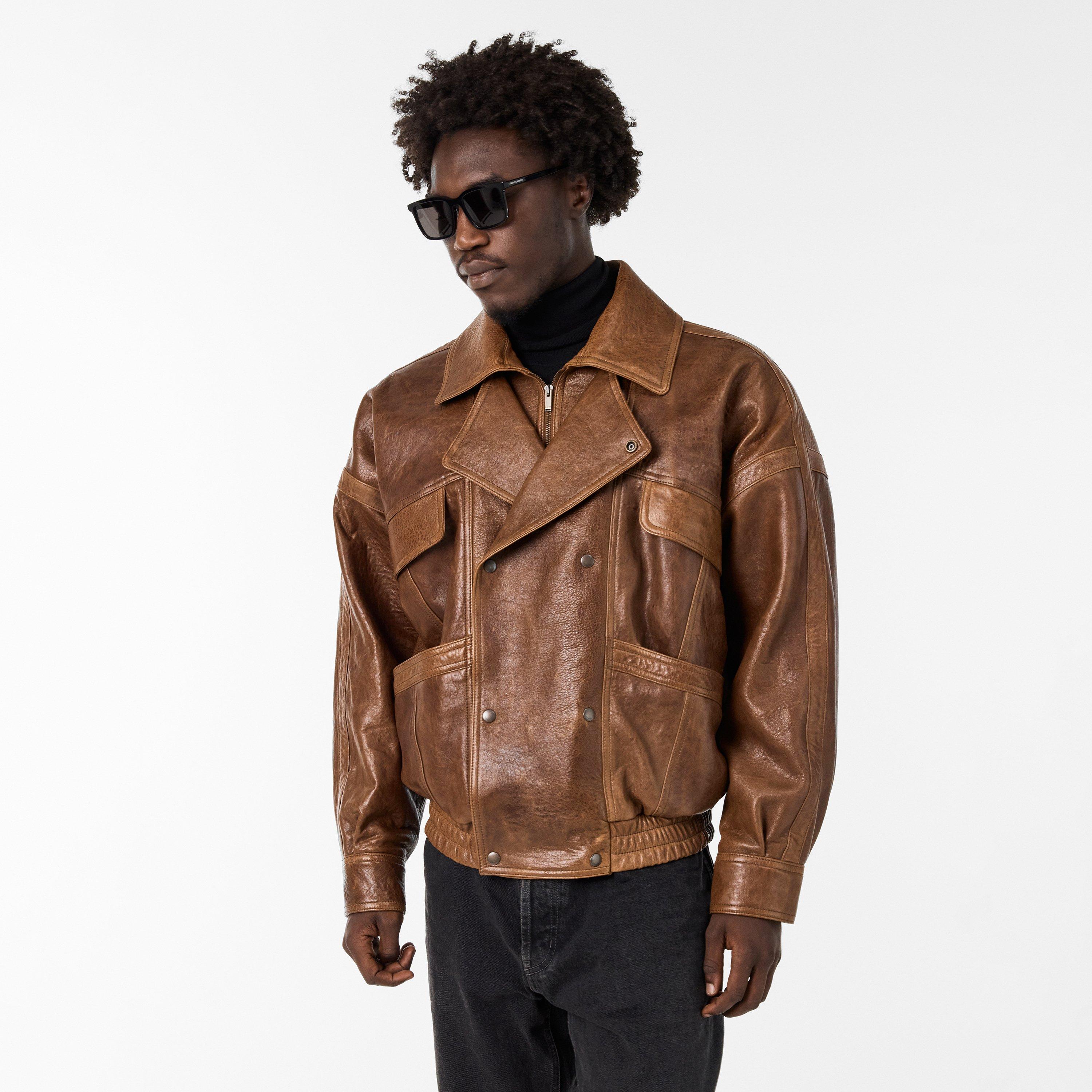 Saint Laurent | Men's Leather Tailored Jacket | Leather Jackets