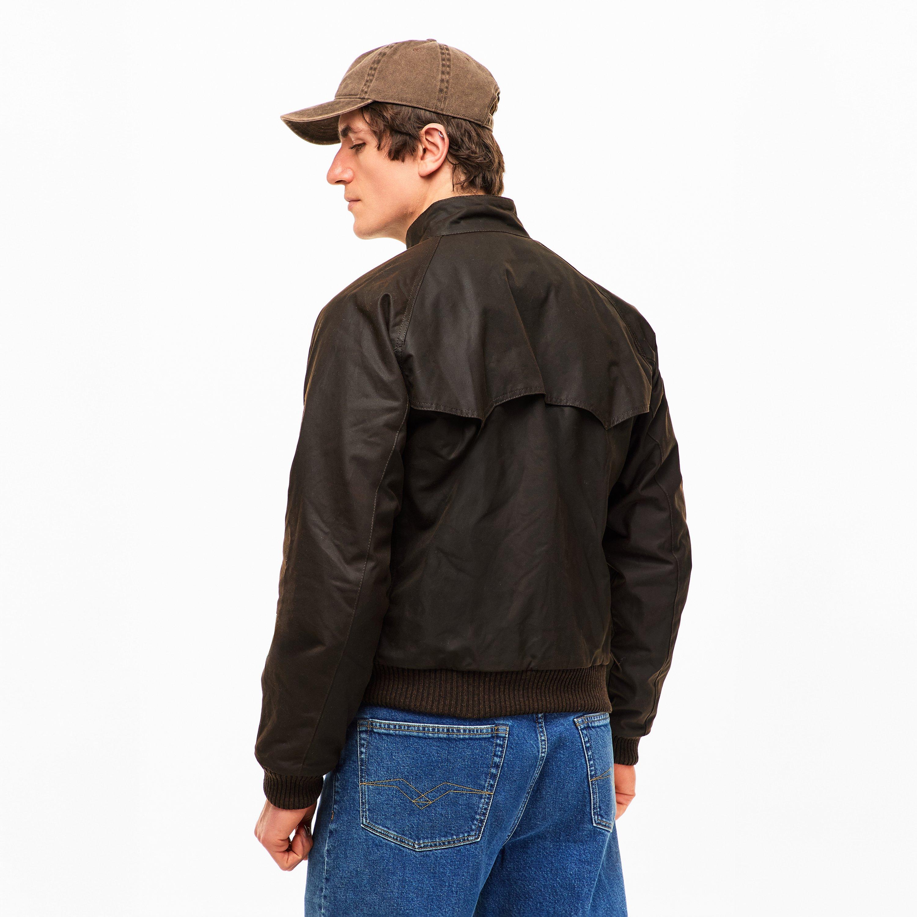 Olive - Barbour - Merchant Wax Jacket - 4