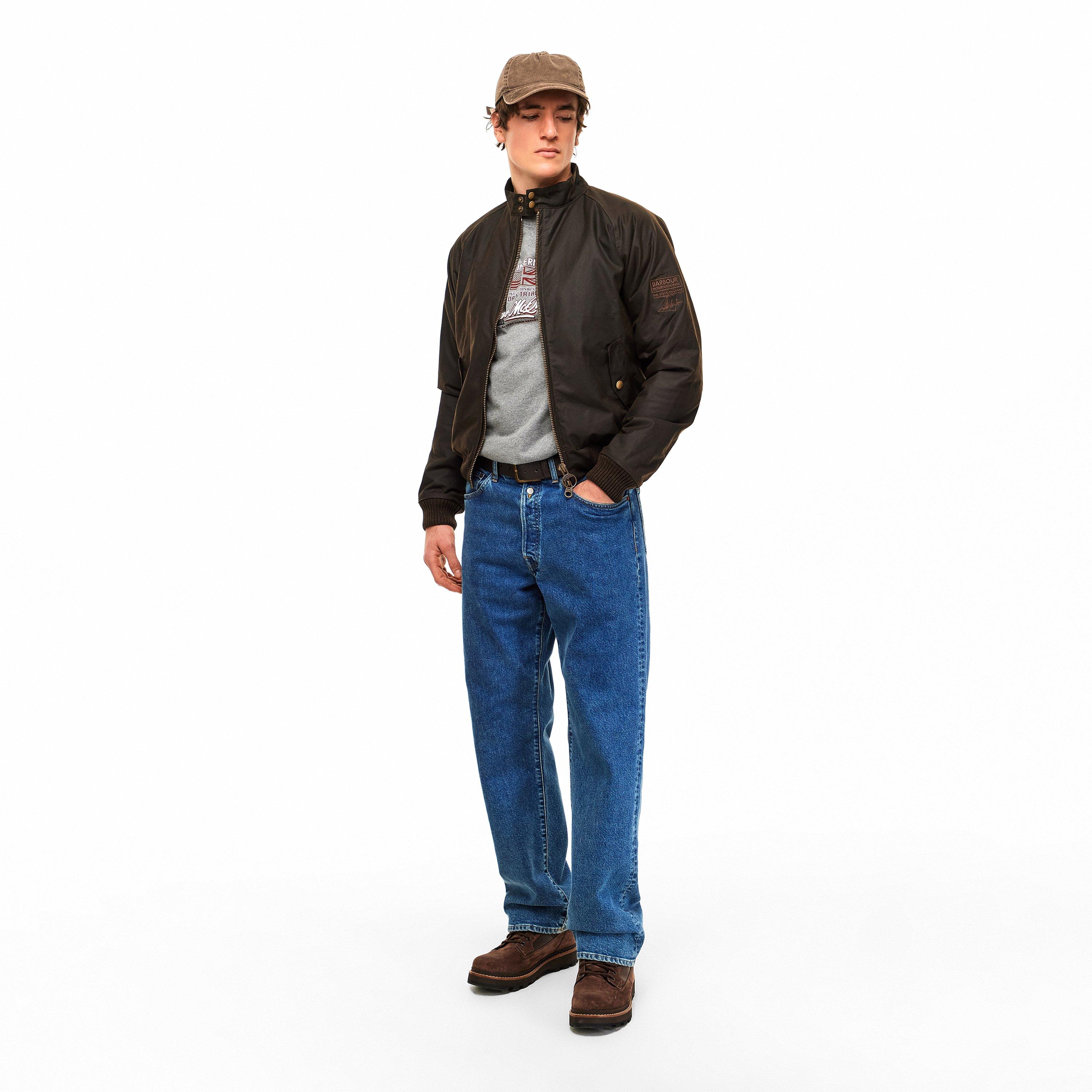 Olive - Barbour - Merchant Wax Jacket - 5