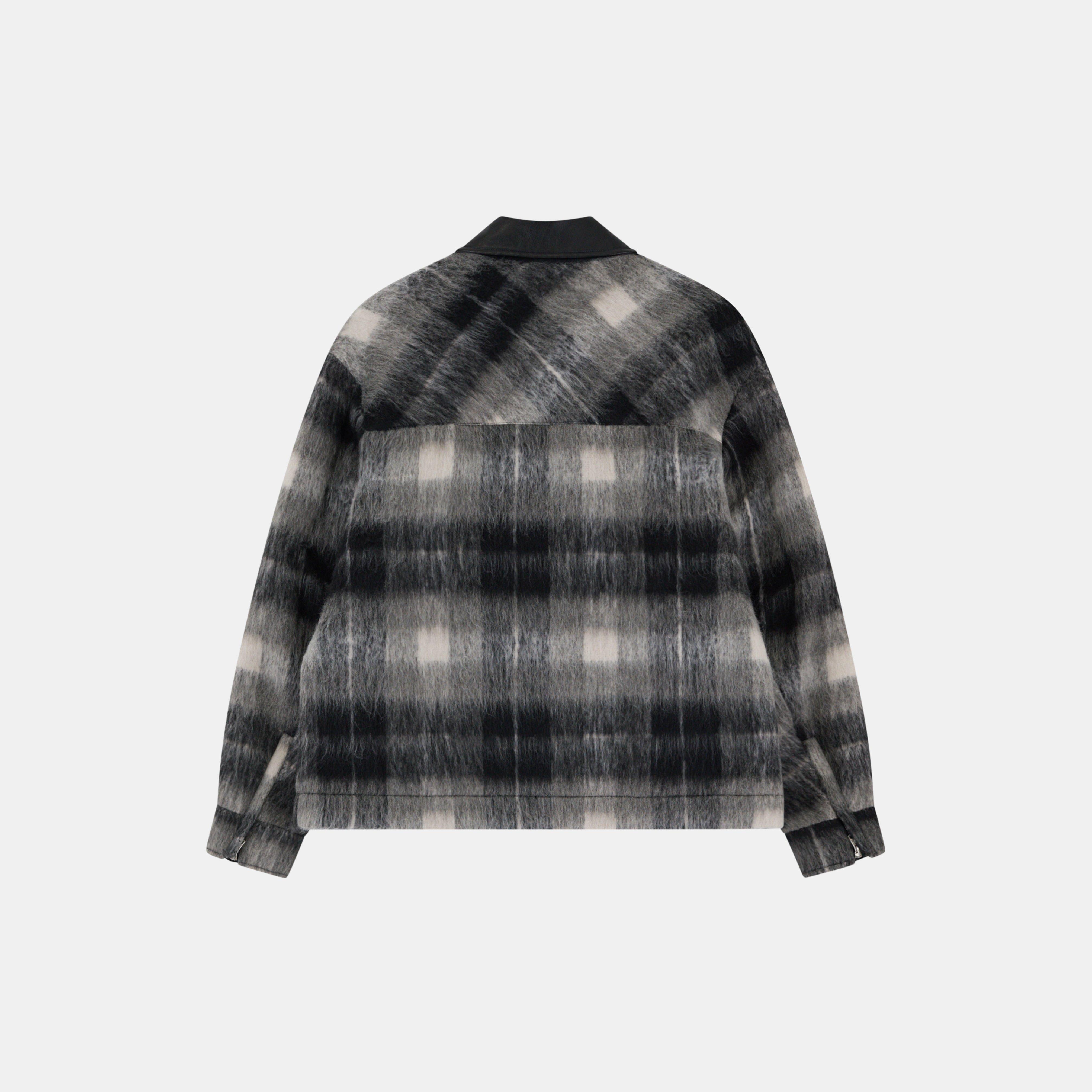Black - The Couture Club - Men's Check Coach Jacket - 2