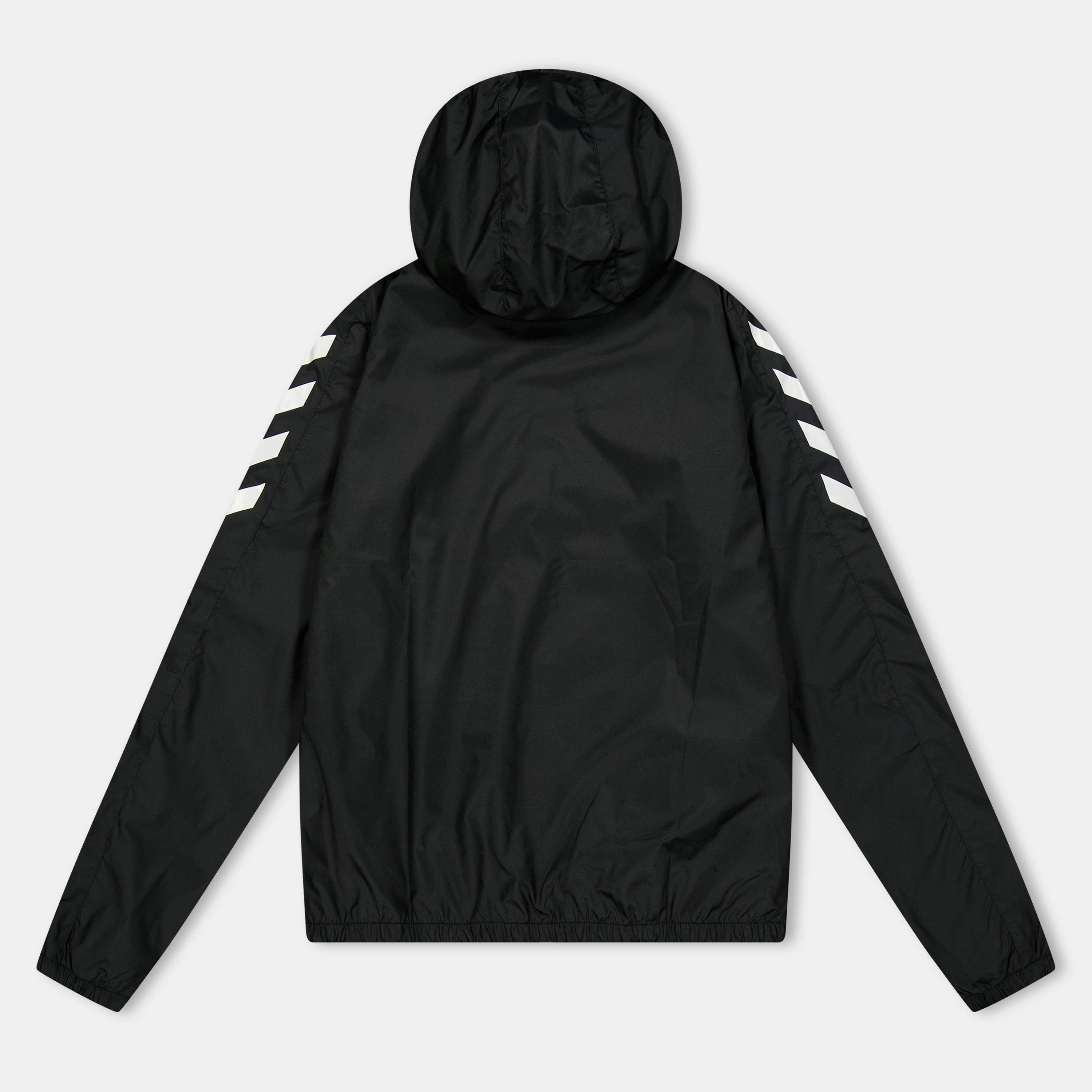 Negro - Hummel - Kids' Core Spry Wind-Resistant Windbreaker - 2