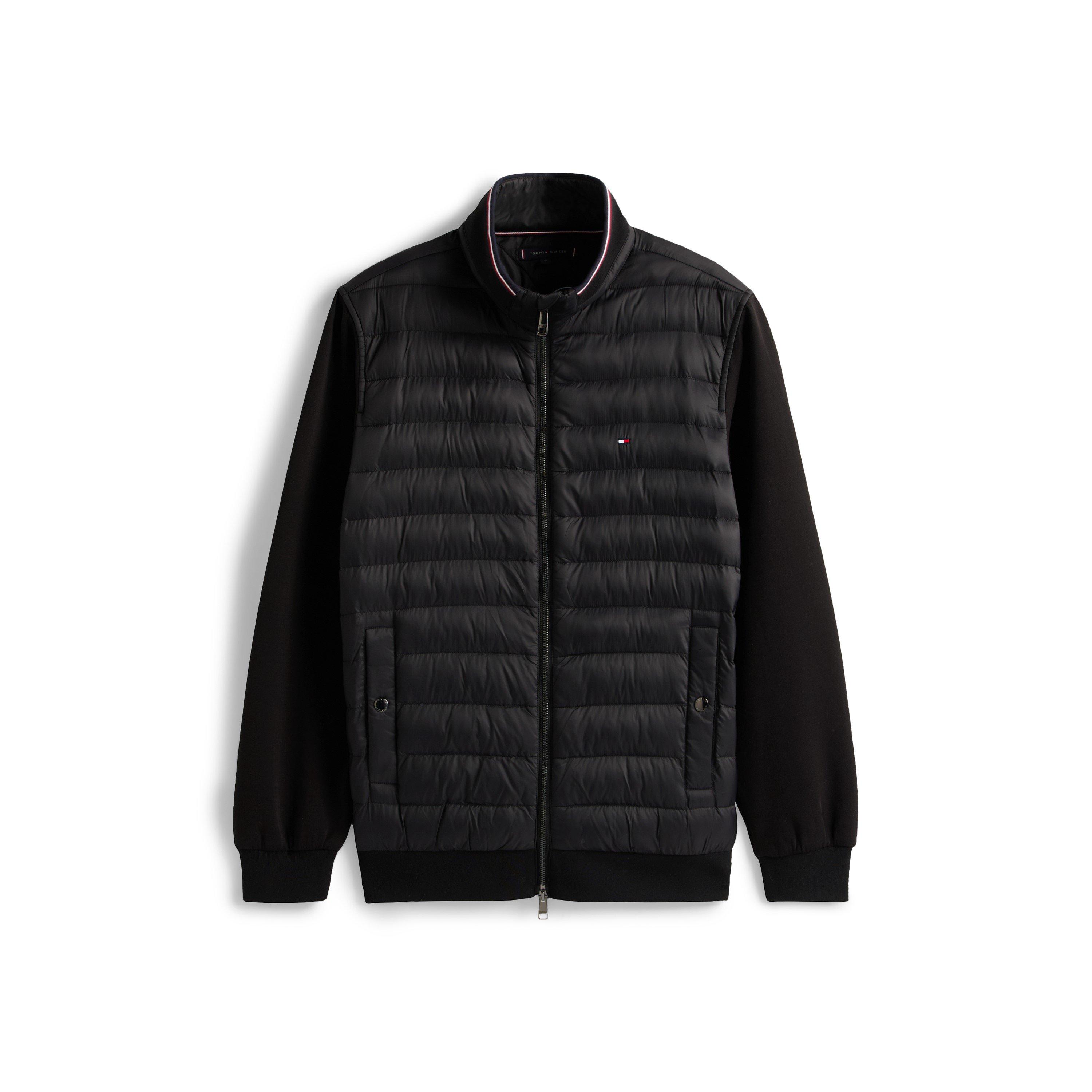 Tommy Hilfiger Men's Water-Repellent Quilted Hybrid Jacket - Black BDS - M