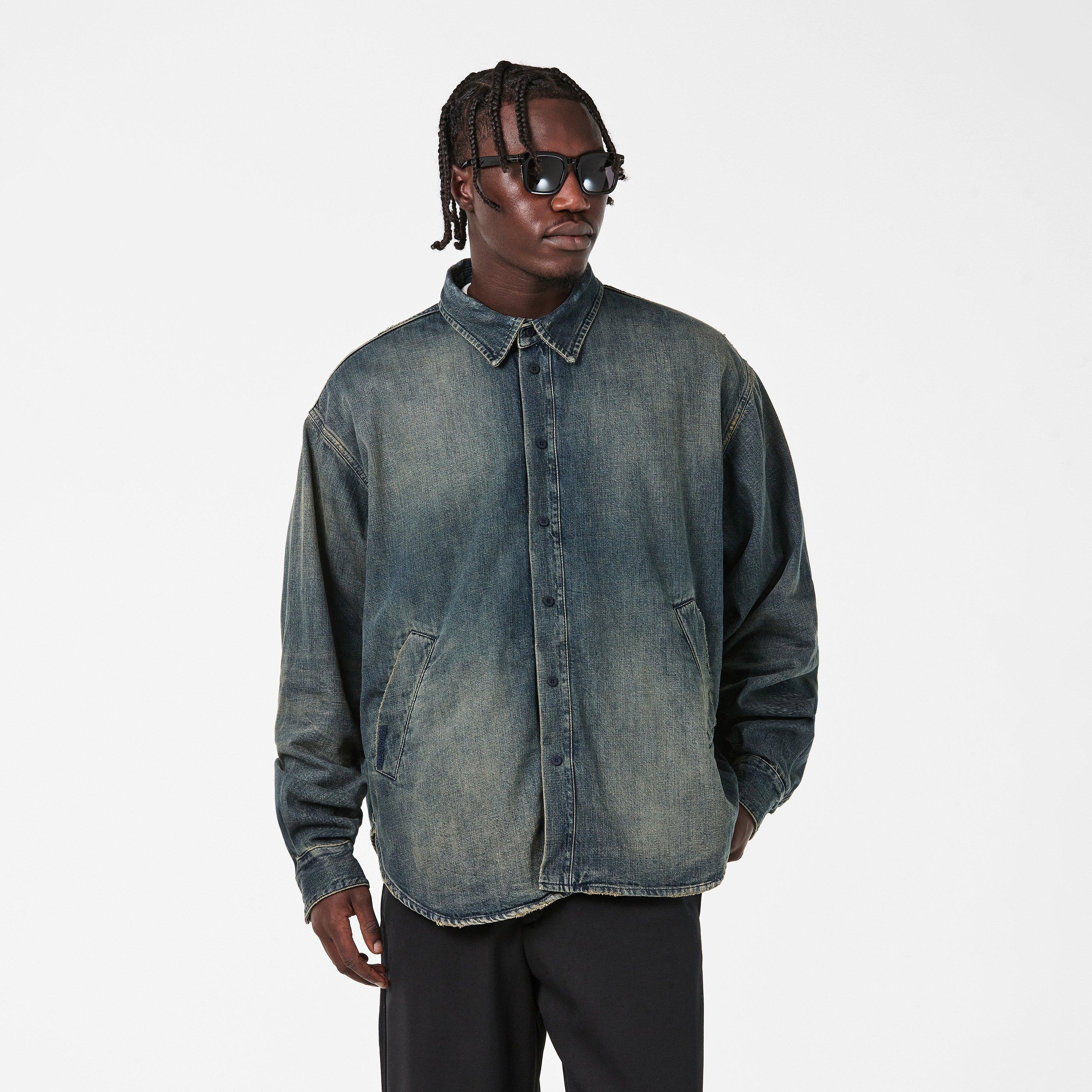 Navy/Grn/Yell - Balenciaga - Bal Overshirt Sn54 - 3