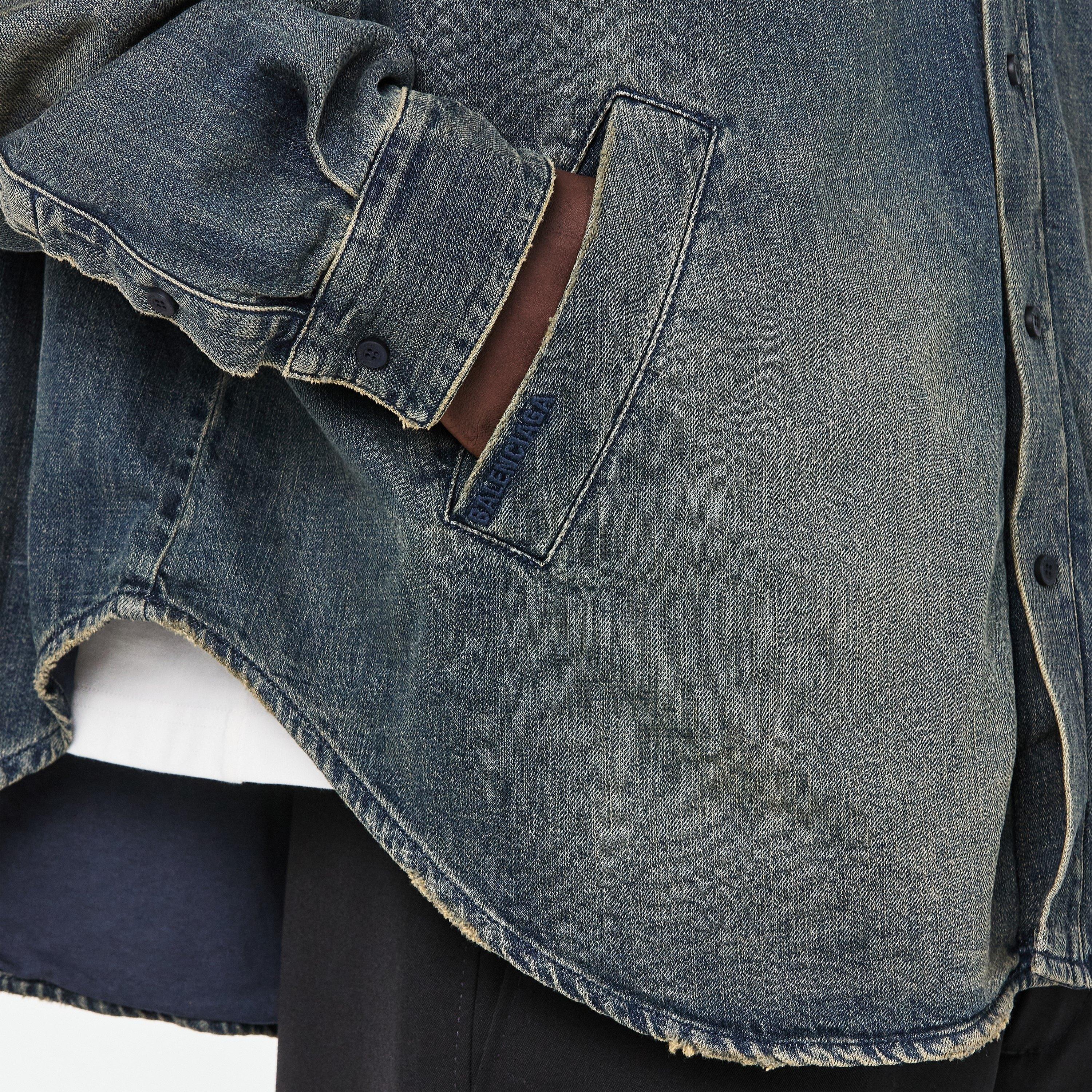 Navy/Grn/Yell - Balenciaga - Bal Overshirt Sn54 - 5